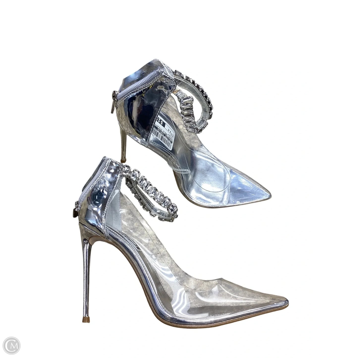 Shoes Heels Stiletto By Jessica Simpson In Silver, Size: 8.5