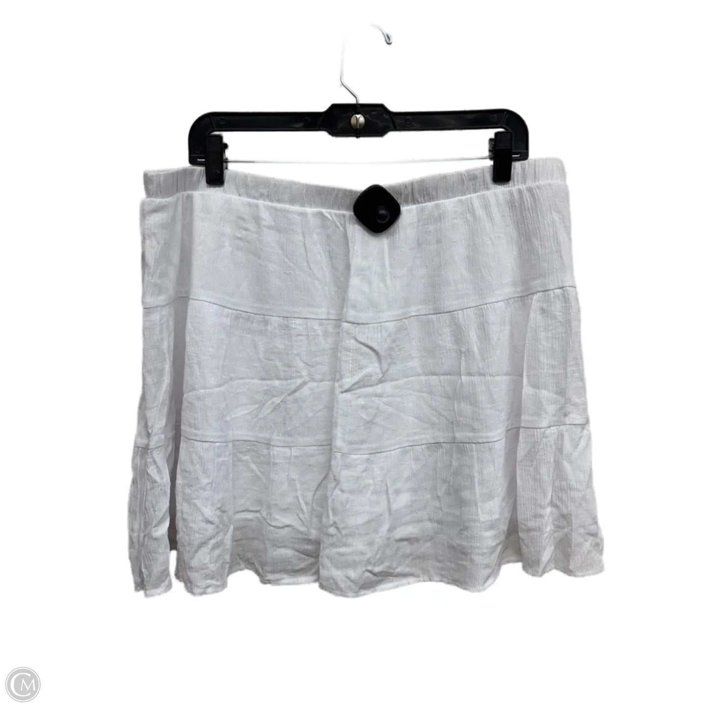Skirt Mini & Short By No Boundaries In White, Size: Xxl