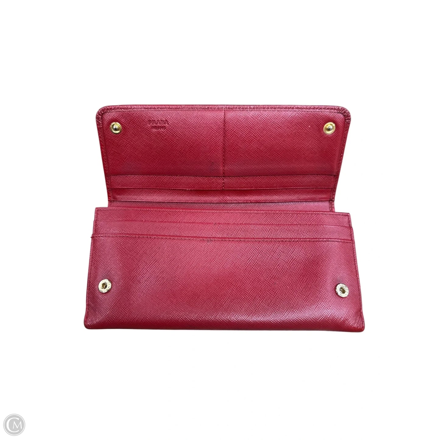 Wallet Luxury Designer By Prada, Size: Medium
