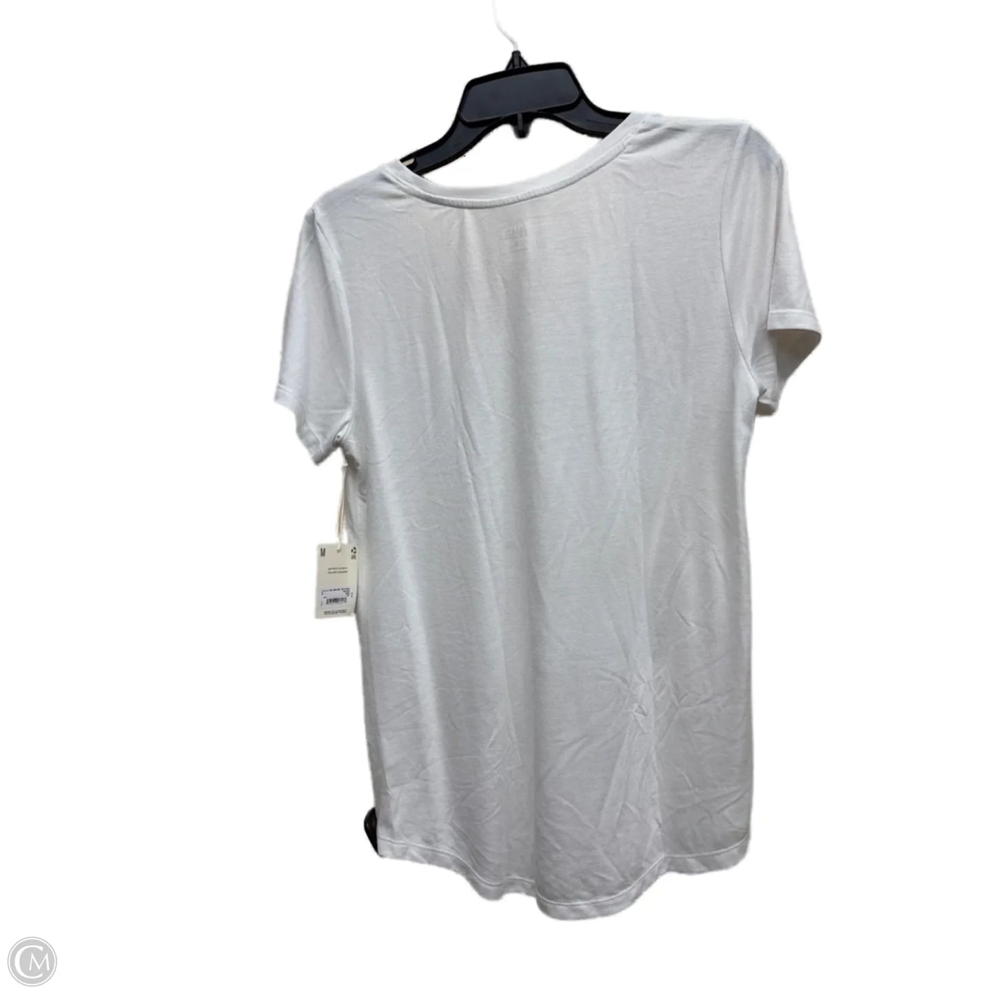 Top Short Sleeve By Ana In White, Size: M
