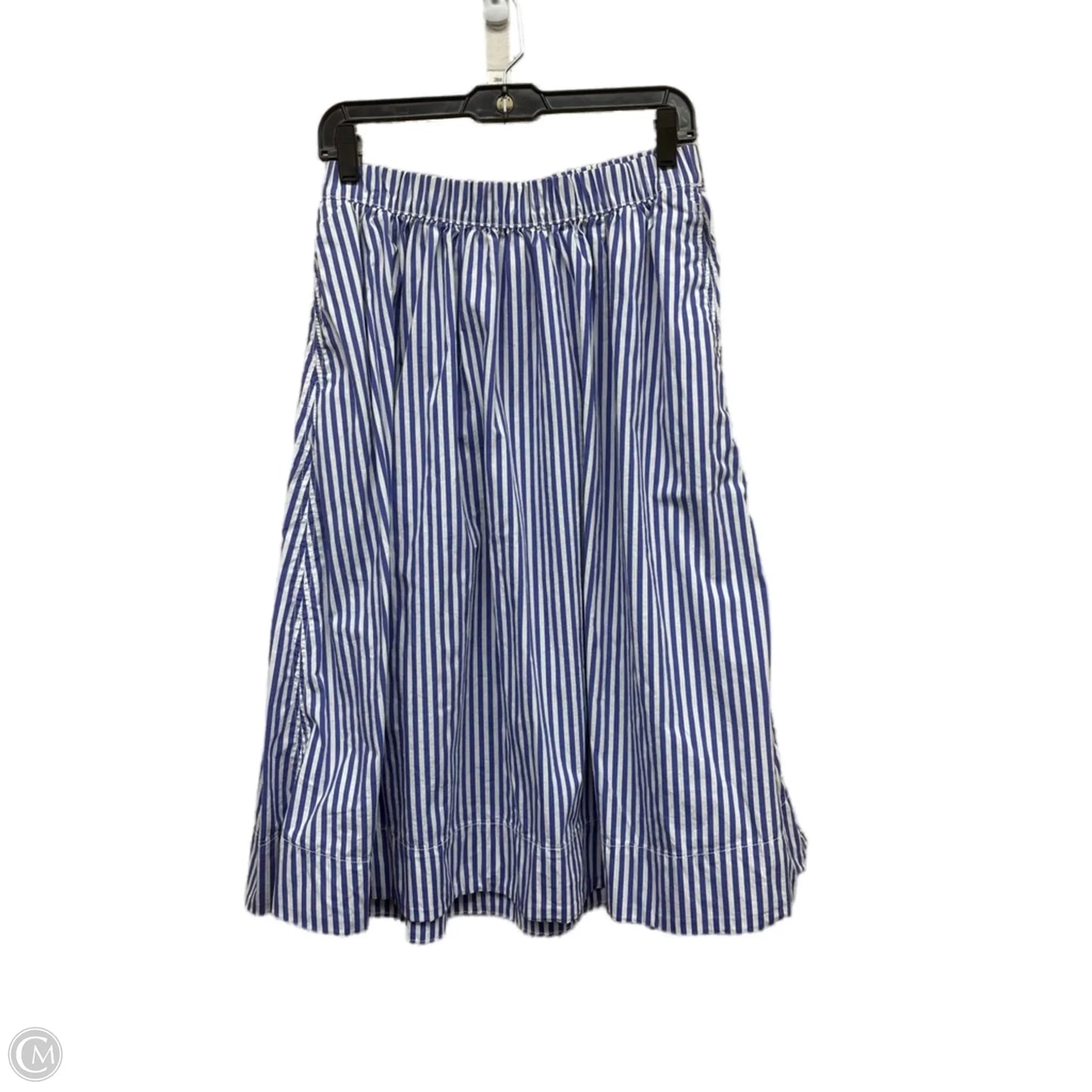 Skirt Midi By St Johns Bay In Striped Pattern, Size: M