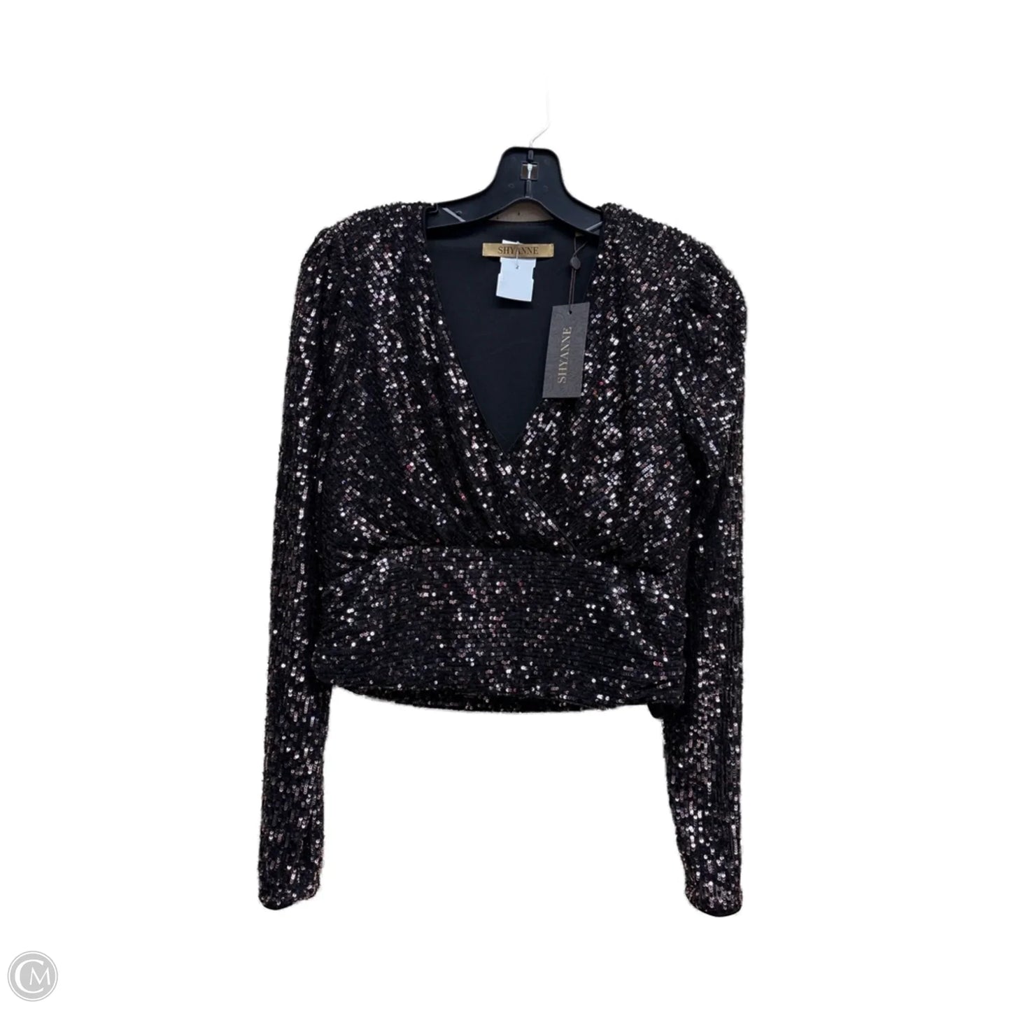 Top Long Sleeve By Clothes Mentor In Black, Size: S