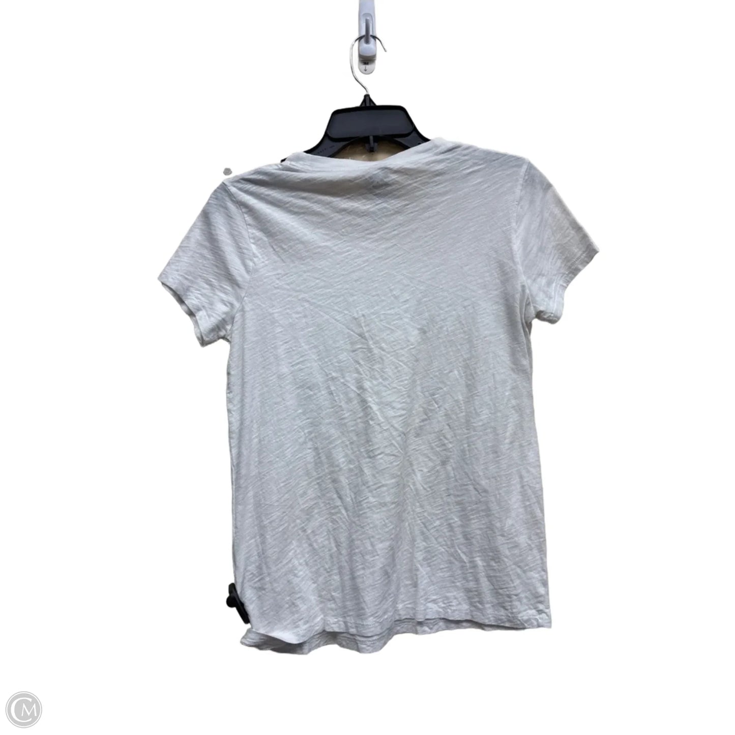 Top Short Sleeve By Madewell In White, Size: S