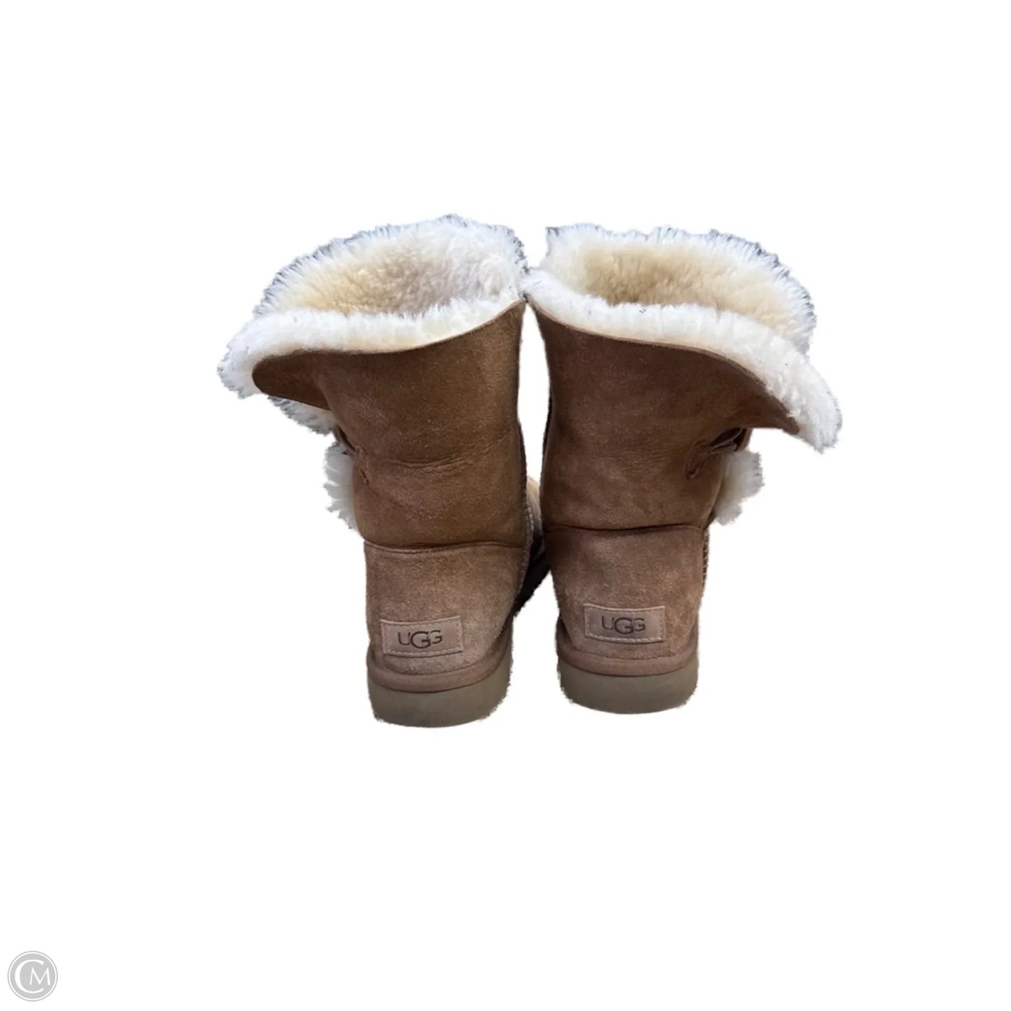 Boots Designer By Ugg In Brown, Size: 8