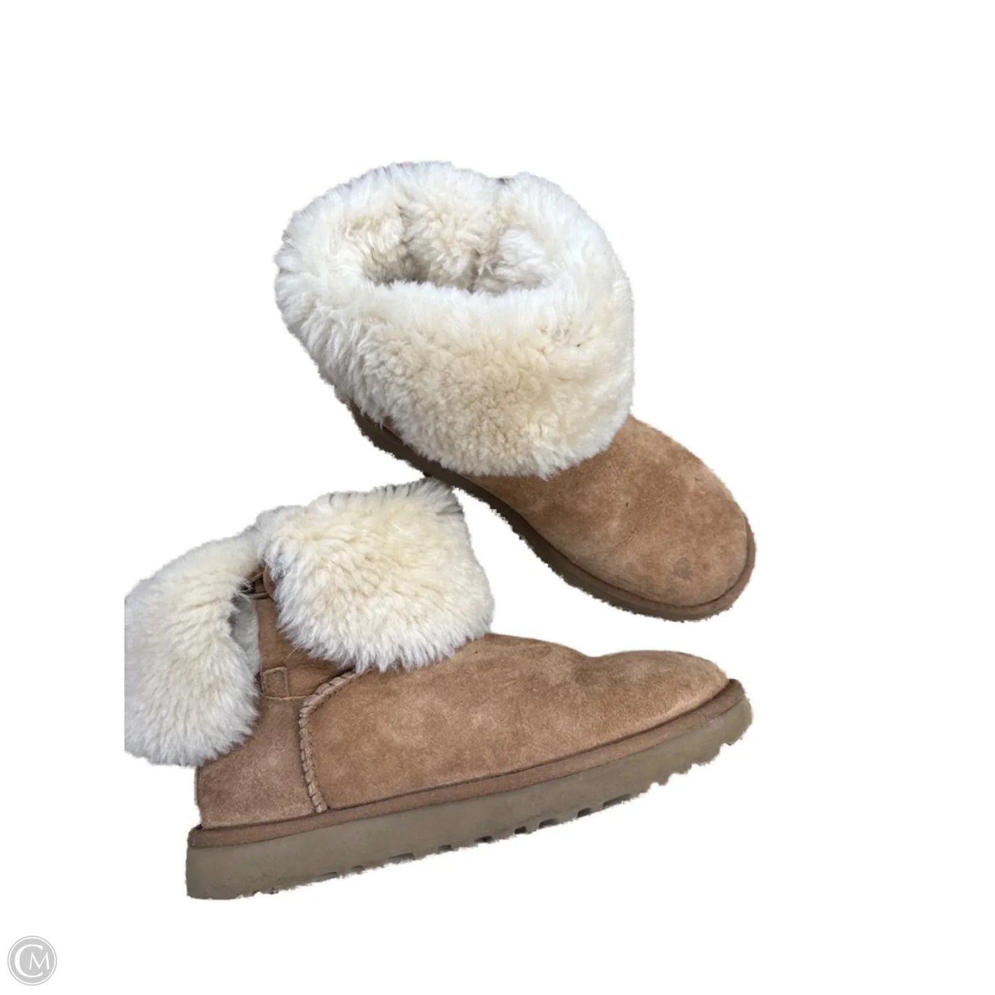 Boots Designer By Ugg In Brown, Size: 8