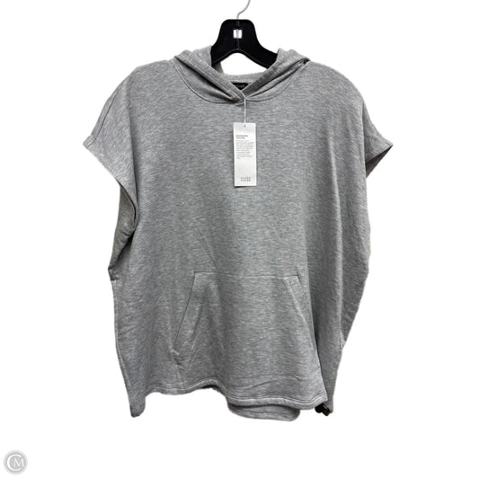 Top Short Sleeve By Eileen Fisher In Grey, Size: Xs