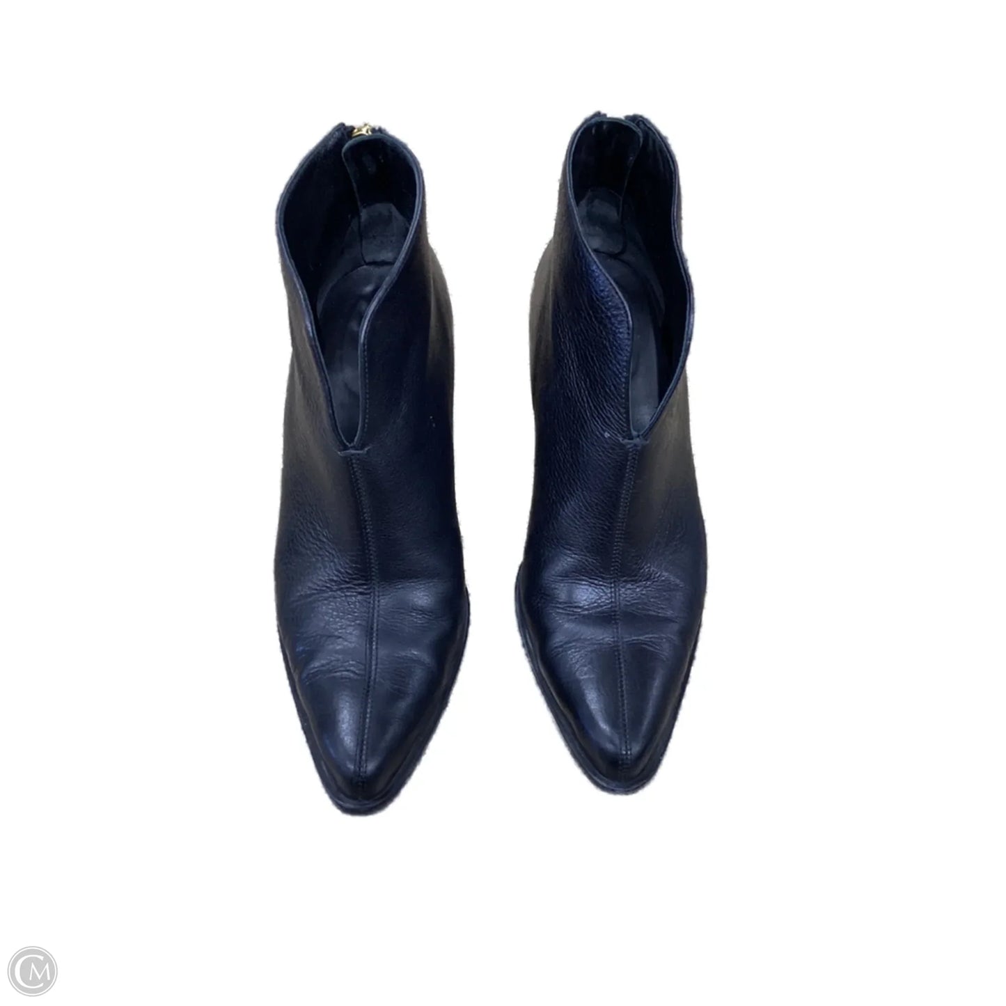Boots Ankle Heels By Vince In Black, Size: 7