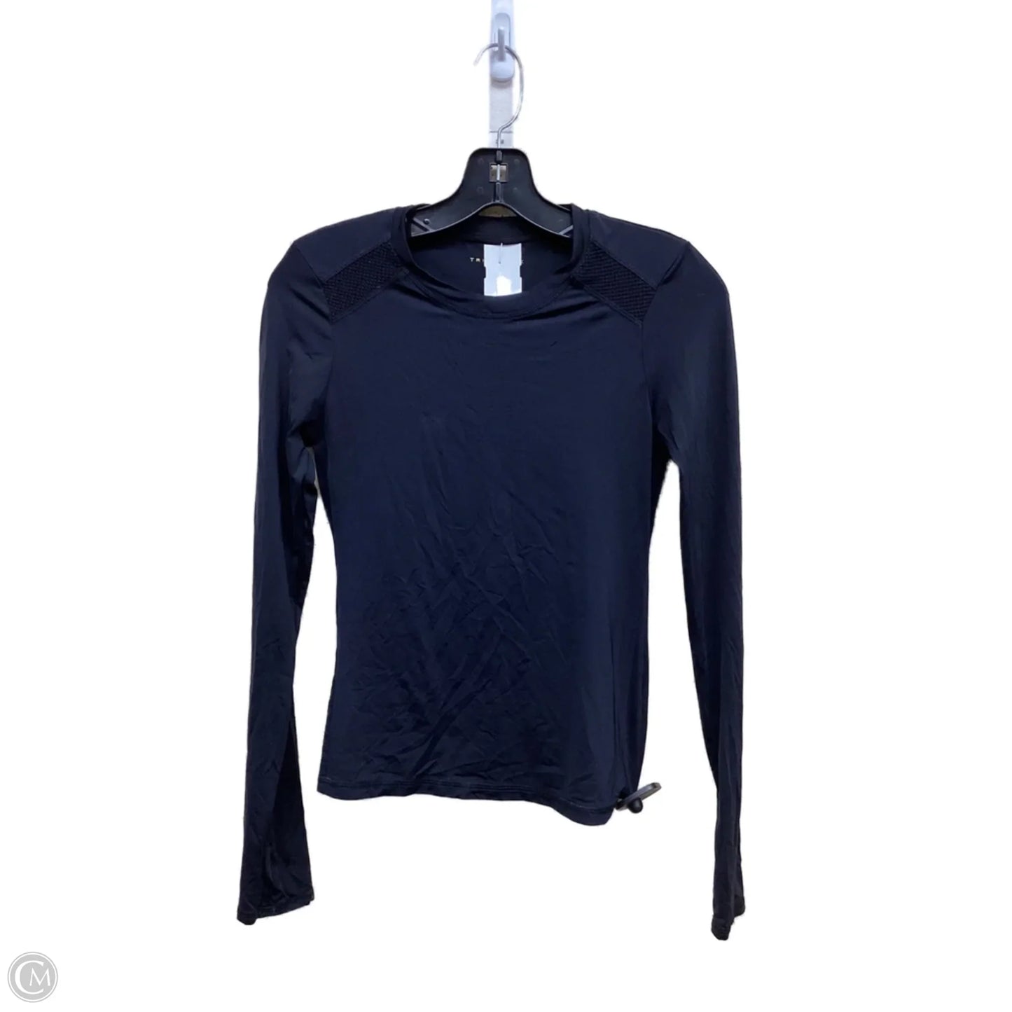 Athletic Top Long Sleeve Crewneck By Trina By Trina Turk In Black, Size: Xs