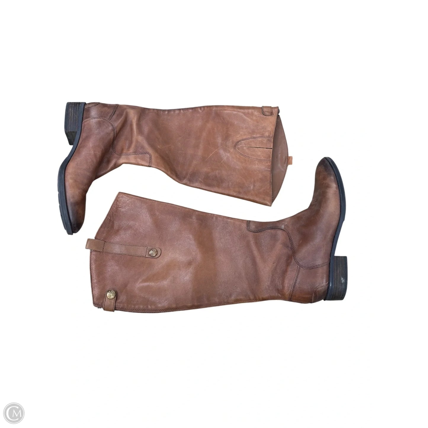 Boots Knee Flats By Sam Edelman In Brown, Size: 8