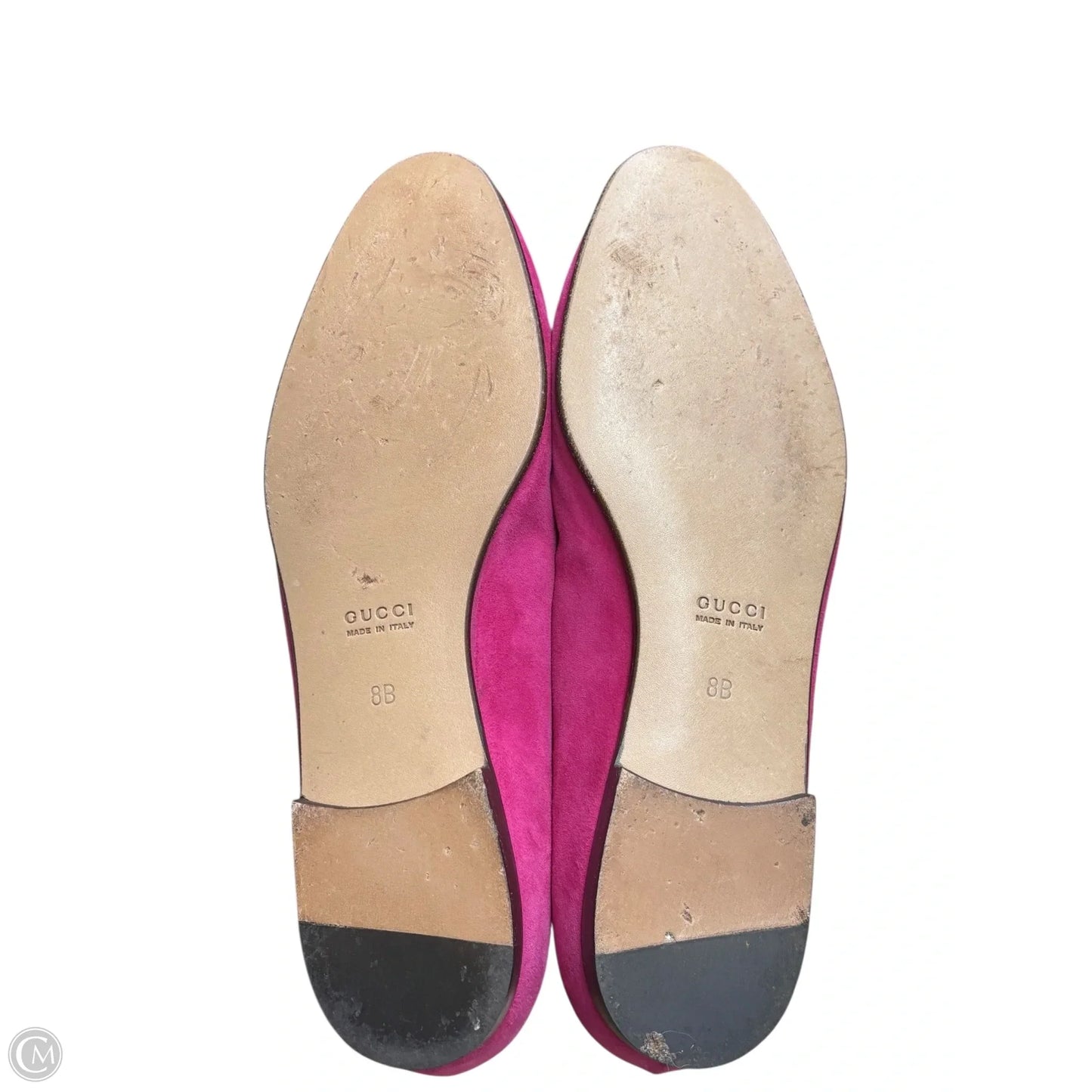 Shoes Luxury Designer By Gucci In Pink, Size: 8