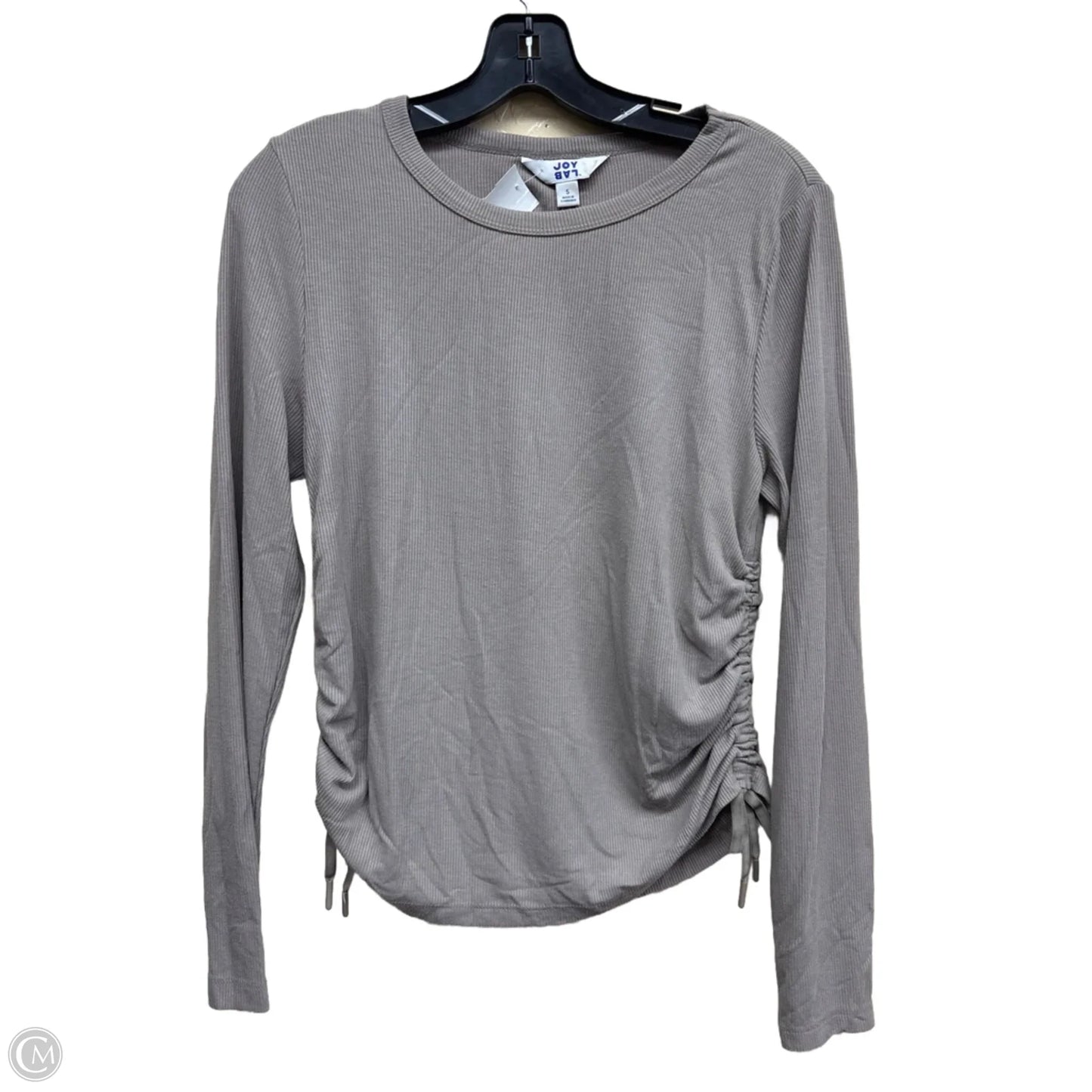 Top Long Sleeve By Joy Lab In Tan, Size: S
