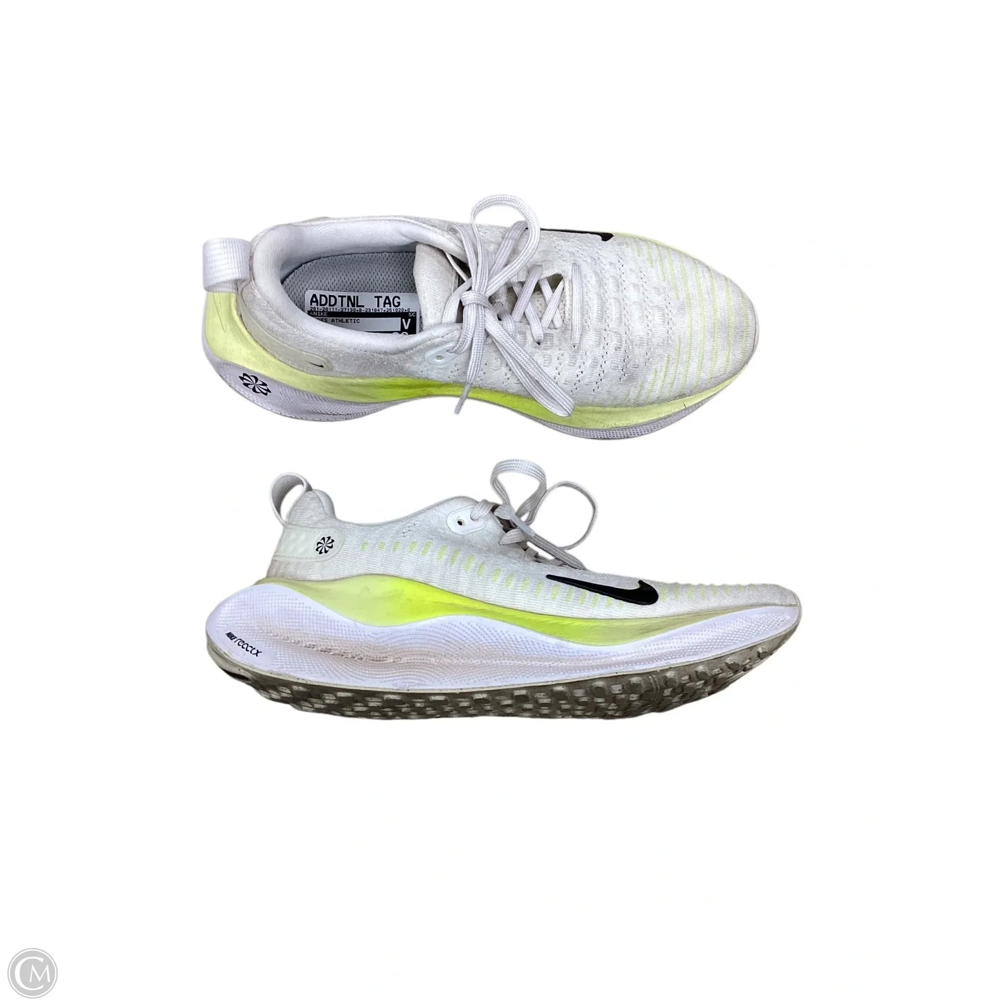 Shoes Athletic By Nike In White, Size: 7.5