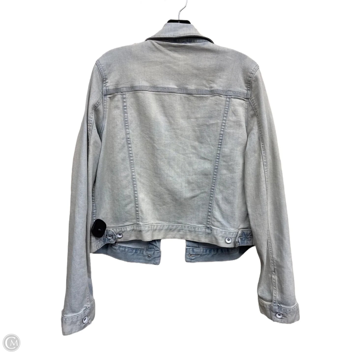 Jacket Denim By Calvin Klein In Blue Denim, Size: Xl