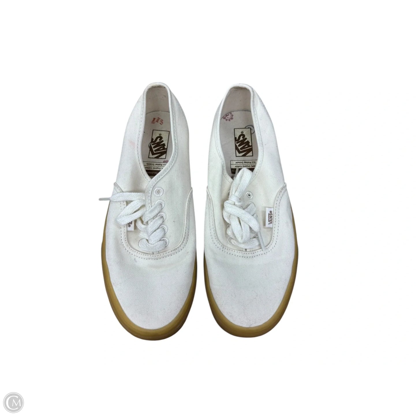 Shoes Sneakers By Vans In White, Size: 8.5
