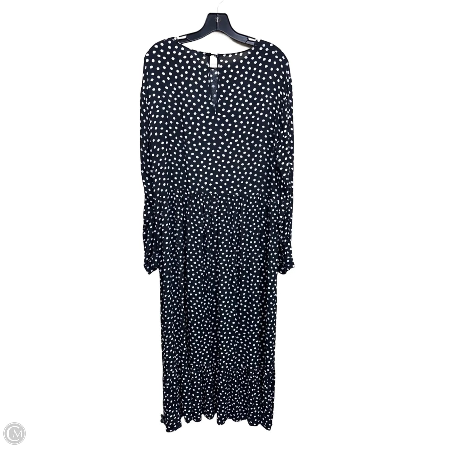 Dress Casual Maxi By Clothes Mentor In Polkadot Pattern, Size: M