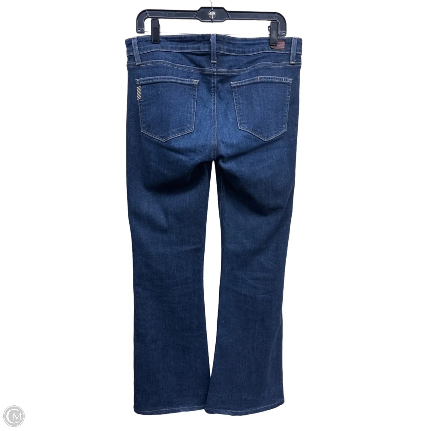 Jeans Straight By Paige In Blue Denim, Size: 12