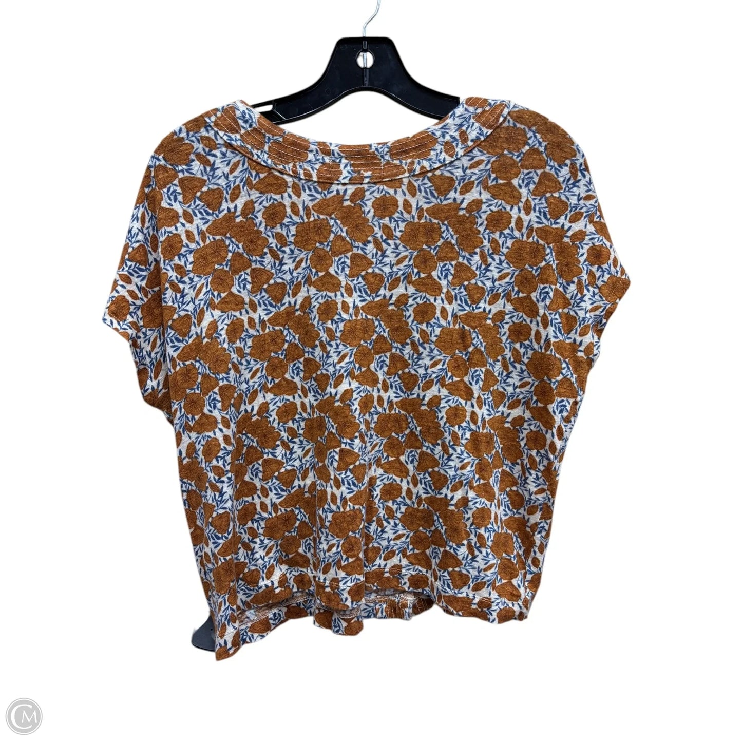 Top Short Sleeve By Rachel Zoe In Floral Print, Size: M