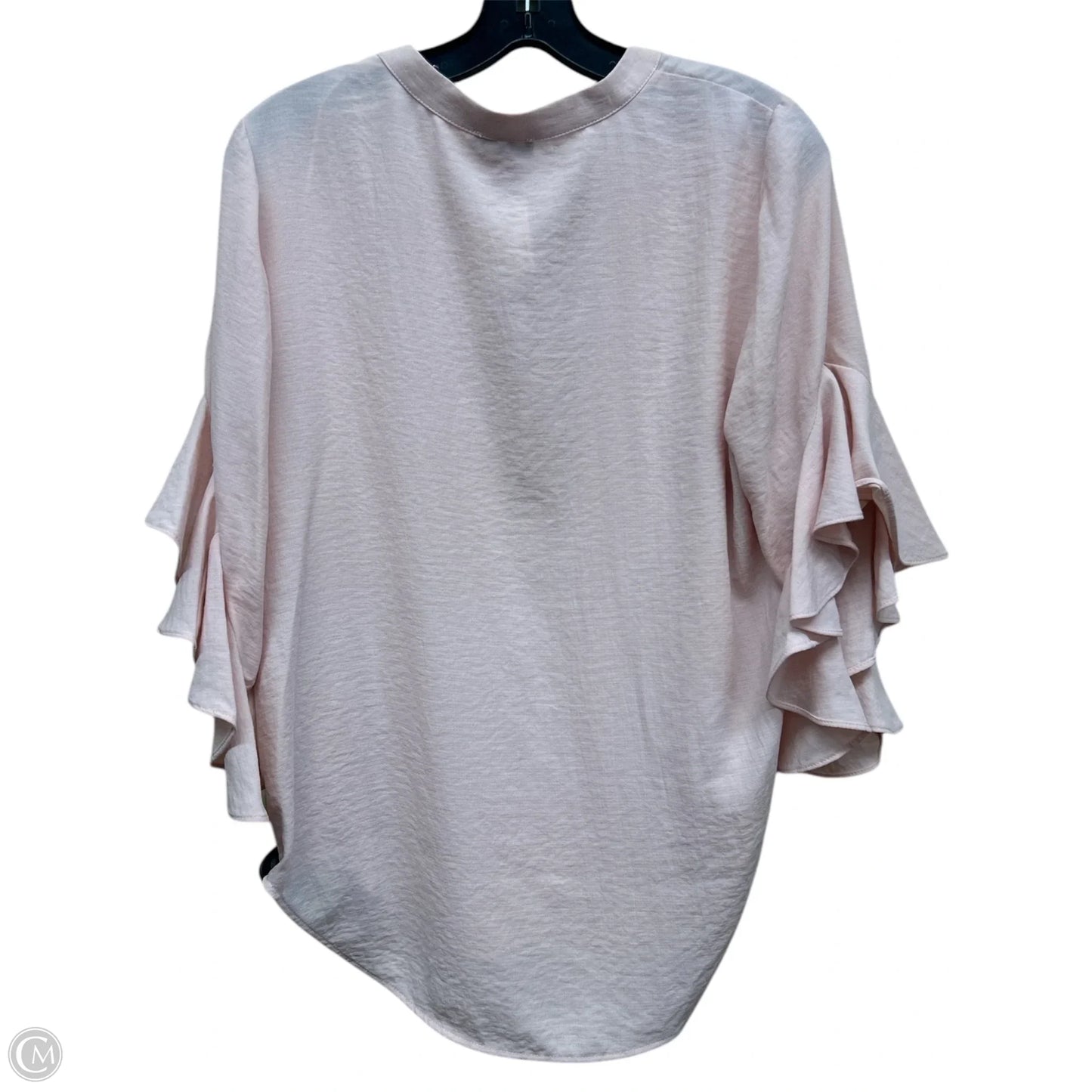 Top Long Sleeve By Vince Camuto In Pink, Size: S