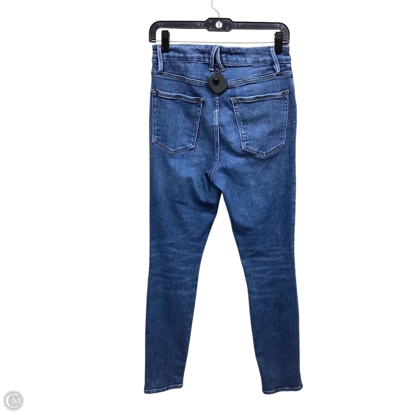 Jeans Skinny By Good American In Blue Denim, Size: 8