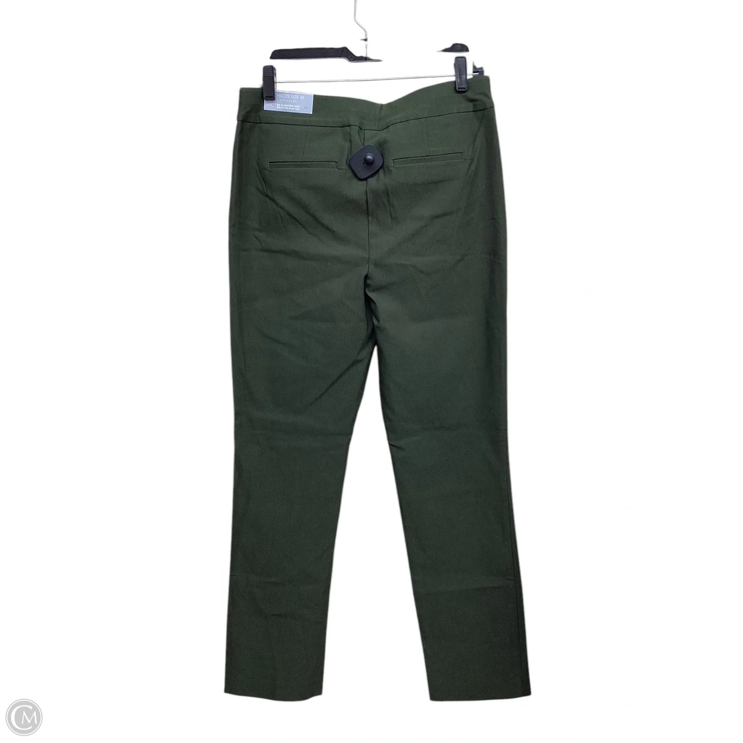 Pants Dress By Chicos In Green, Size: 8