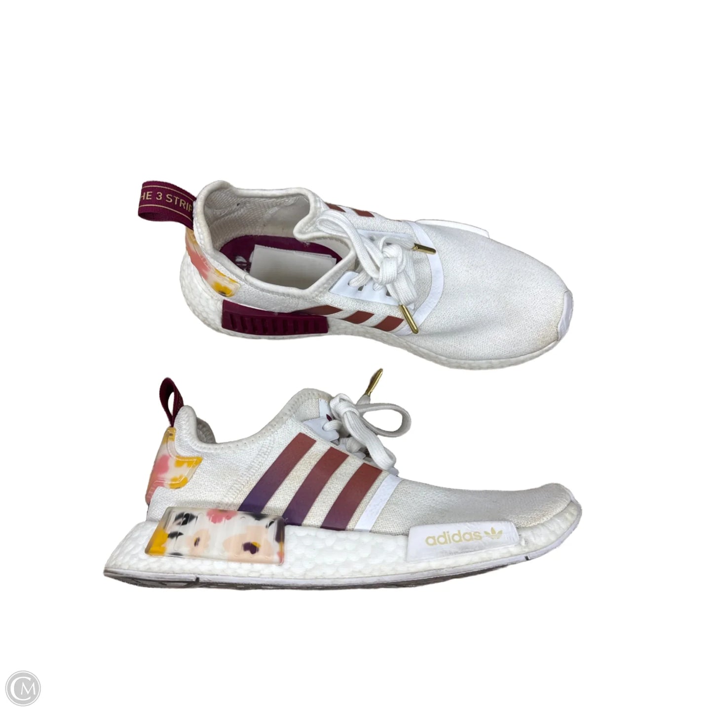 Shoes Athletic By Adidas In White, Size: 7.5