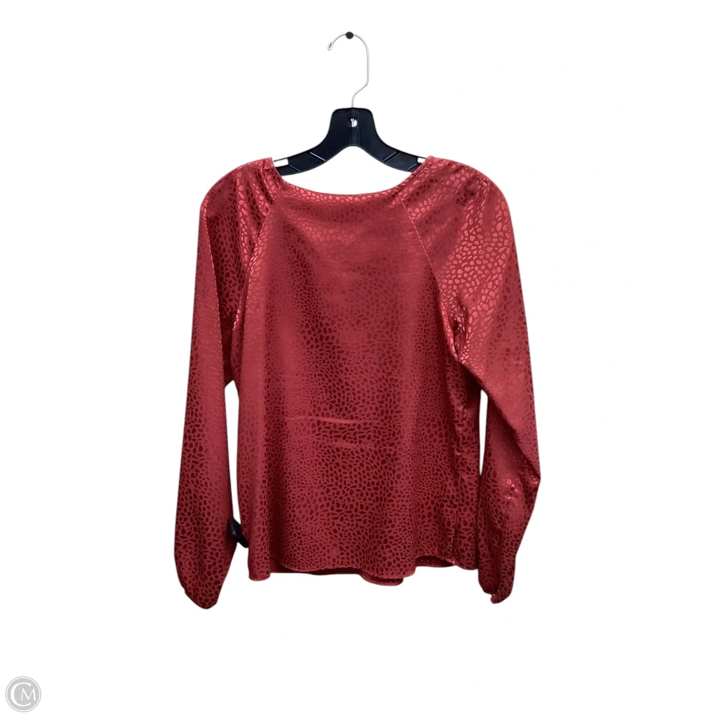 Top Long Sleeve By White House Black Market In Red, Size: Xs