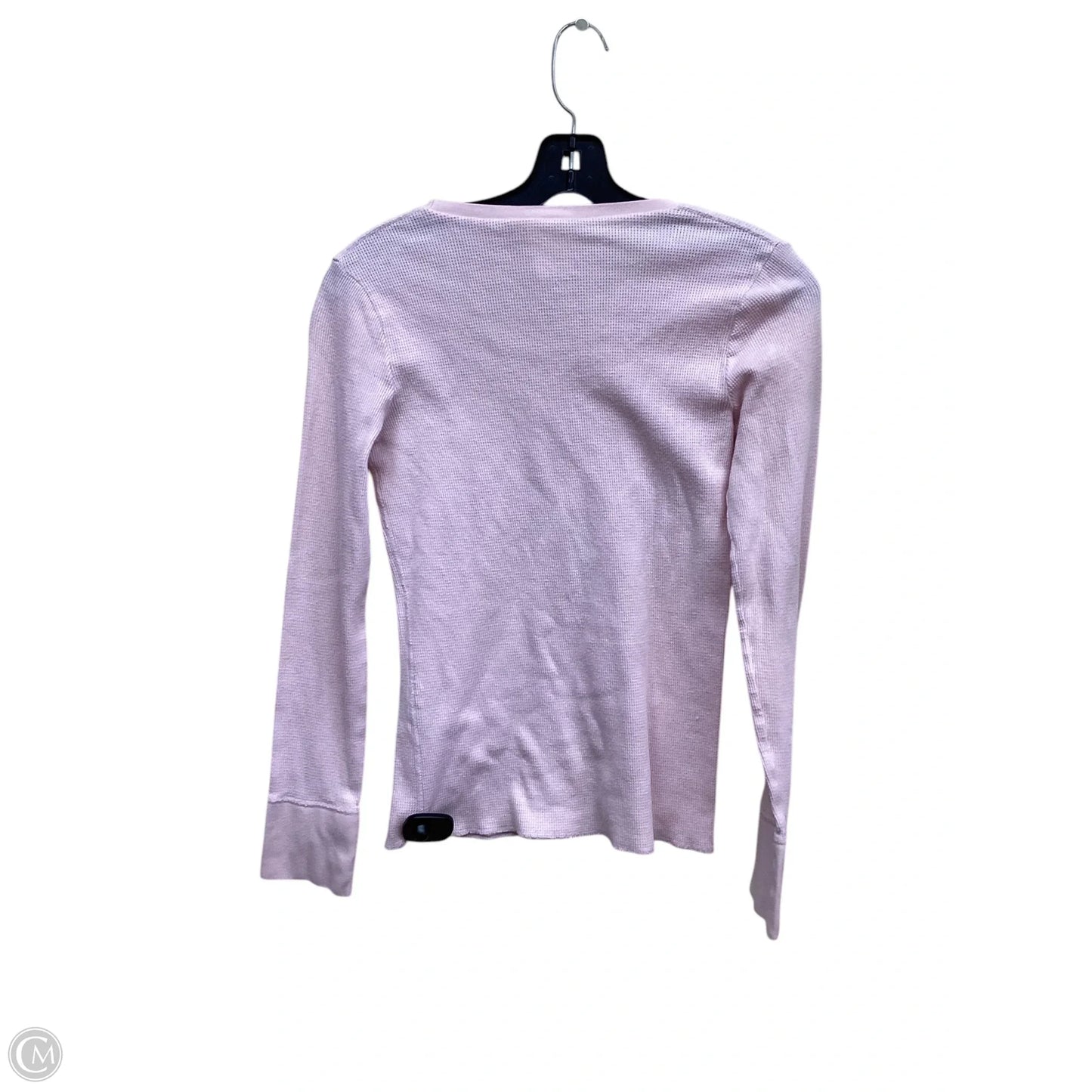 Top Long Sleeve By Lacoste In Pink, Size: M