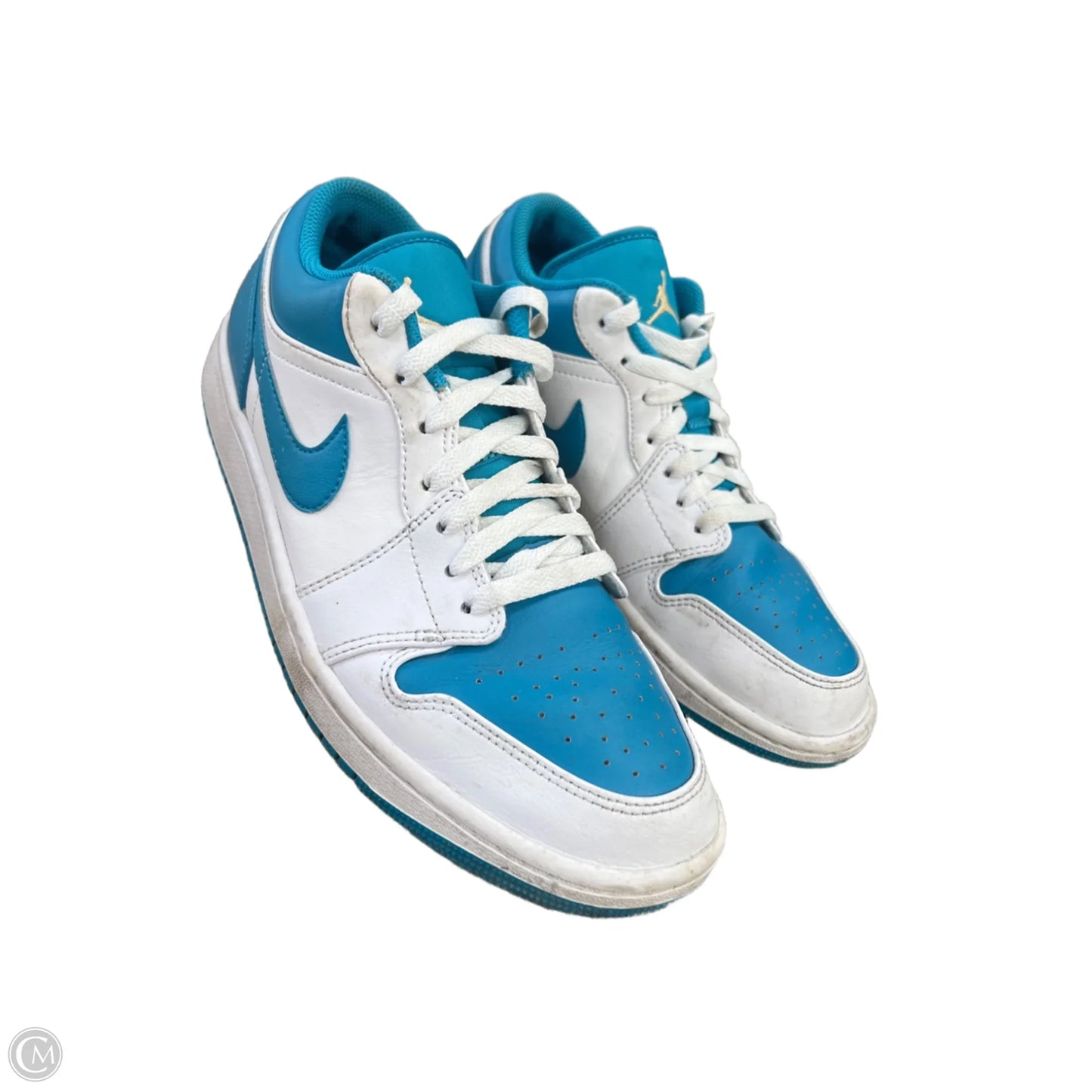Shoes Sneakers By Nike In Blue & White, Size: 9