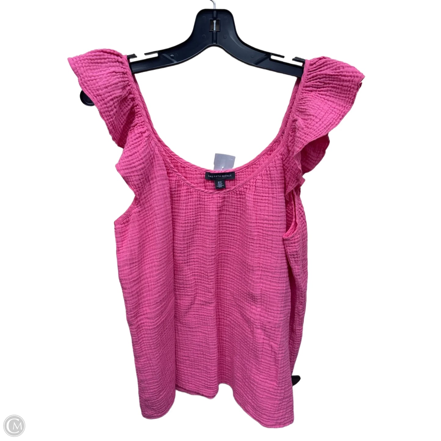 Top Sleeveless By Saks Fifth Avenue In Pink, Size: Xl