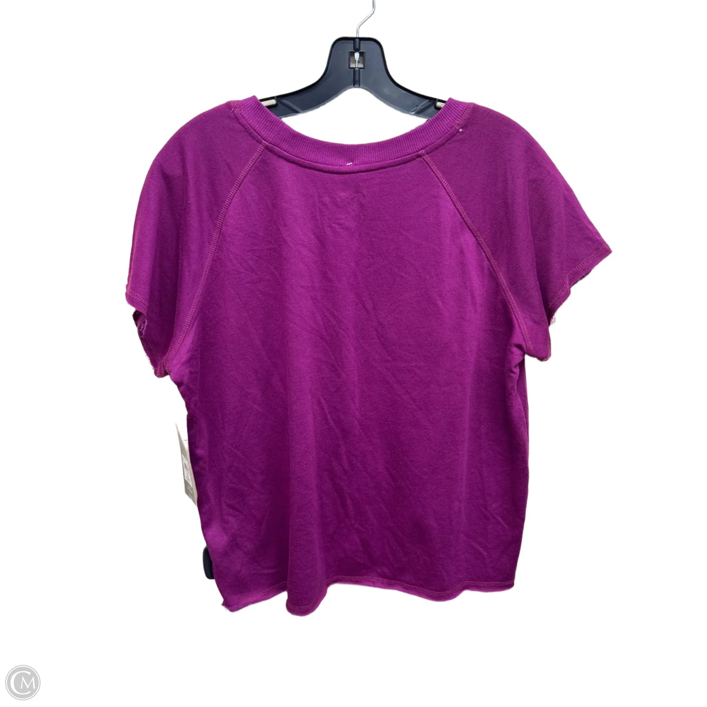 Top Short Sleeve By Disney Store In Purple, Size: L