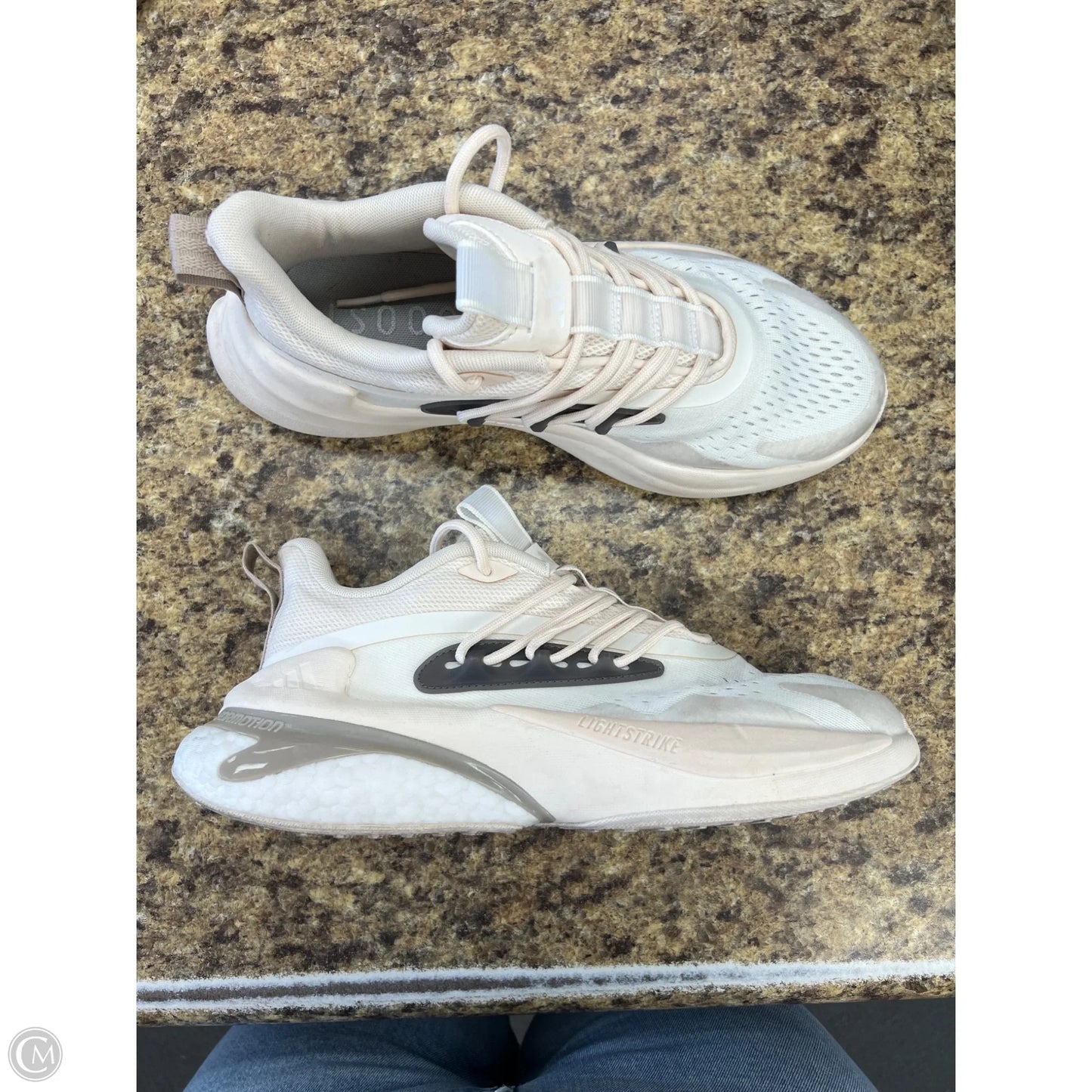 Shoes Athletic By Adidas In Beige, Size: 8.5