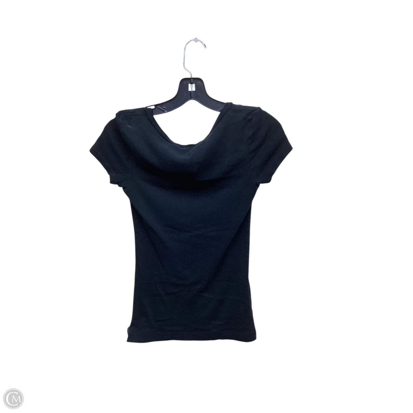 Top Short Sleeve By Lacoste In Black, Size: S