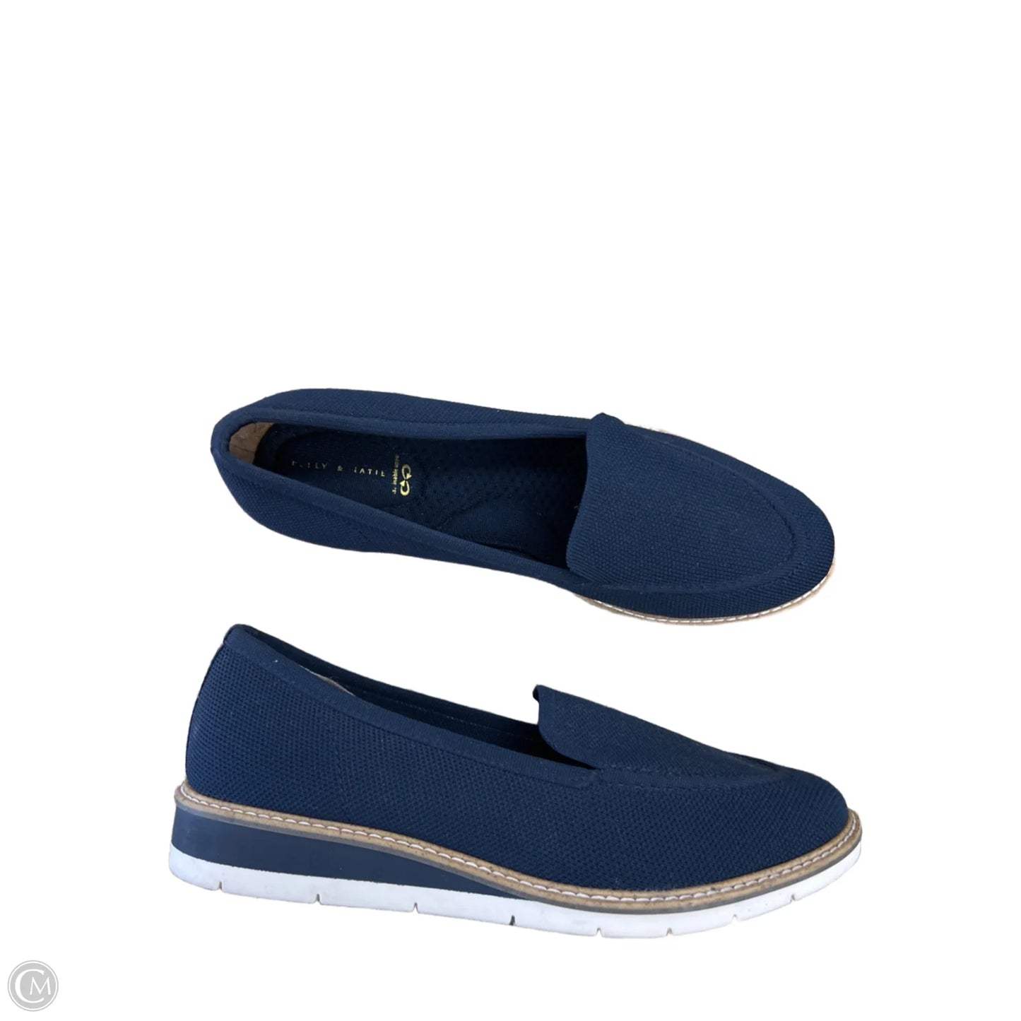 Shoes Flats By Kelly And Katie In Navy, Size: 9.5
