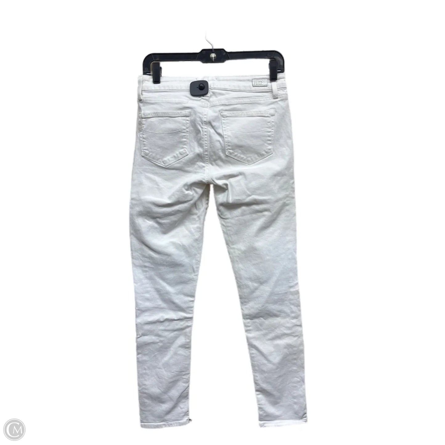 Jeans Skinny By Paige In White Denim, Size: 6