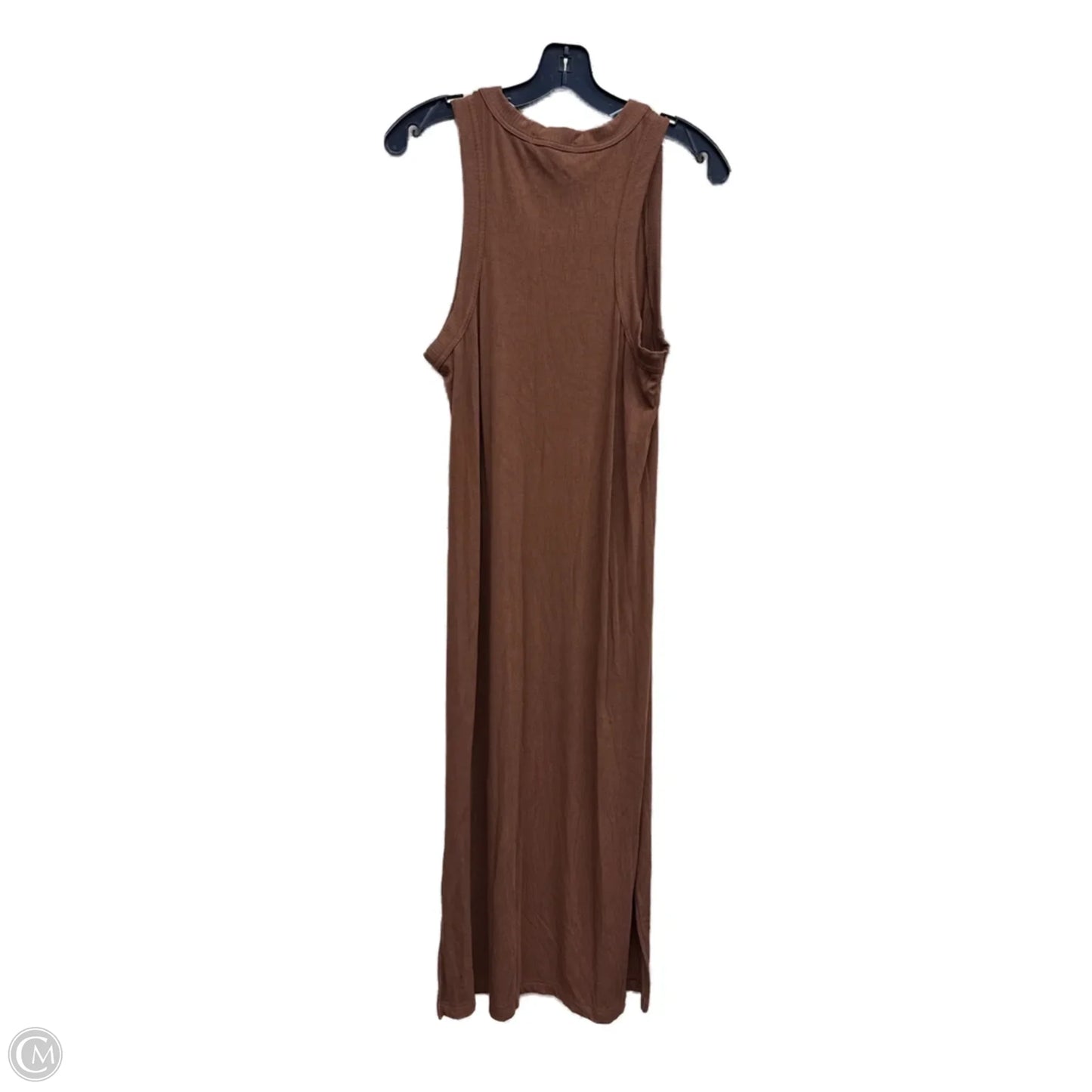 Dress Casual Maxi By Banana Republic In Brown, Size: M