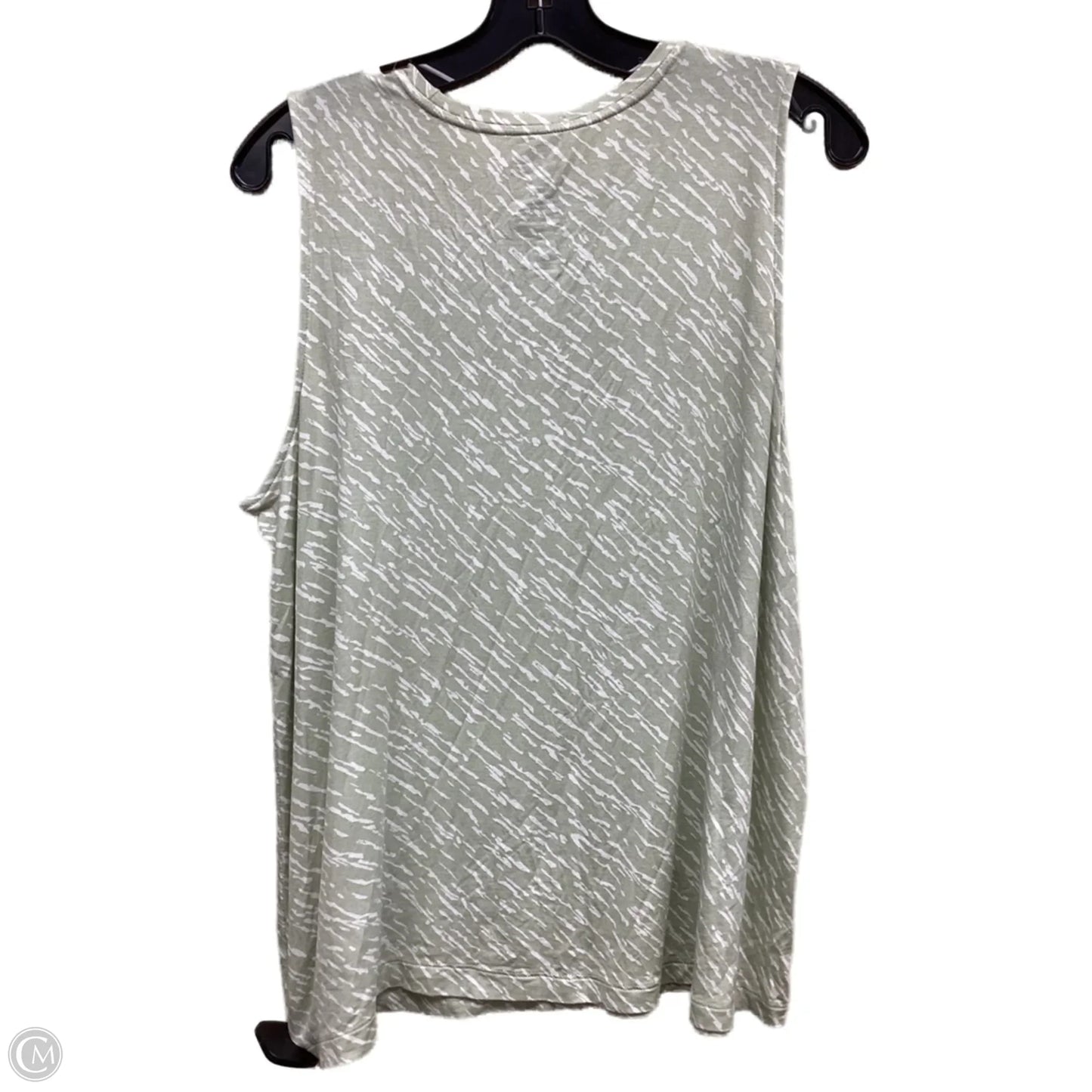 Top Sleeveless By Nine West In Green, Size: Xl