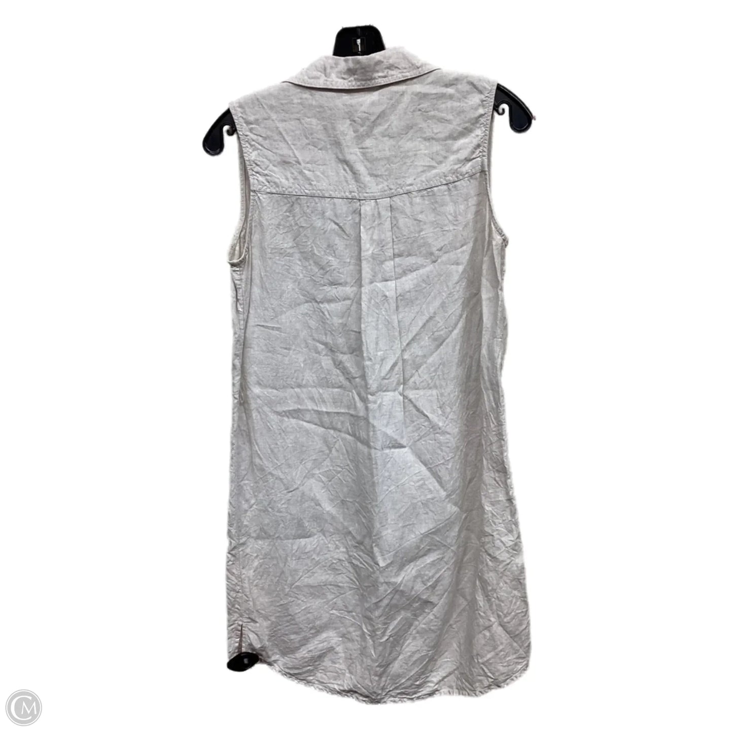 Dress Casual Midi By Adrienne Vittadini In Beige, Size: 4