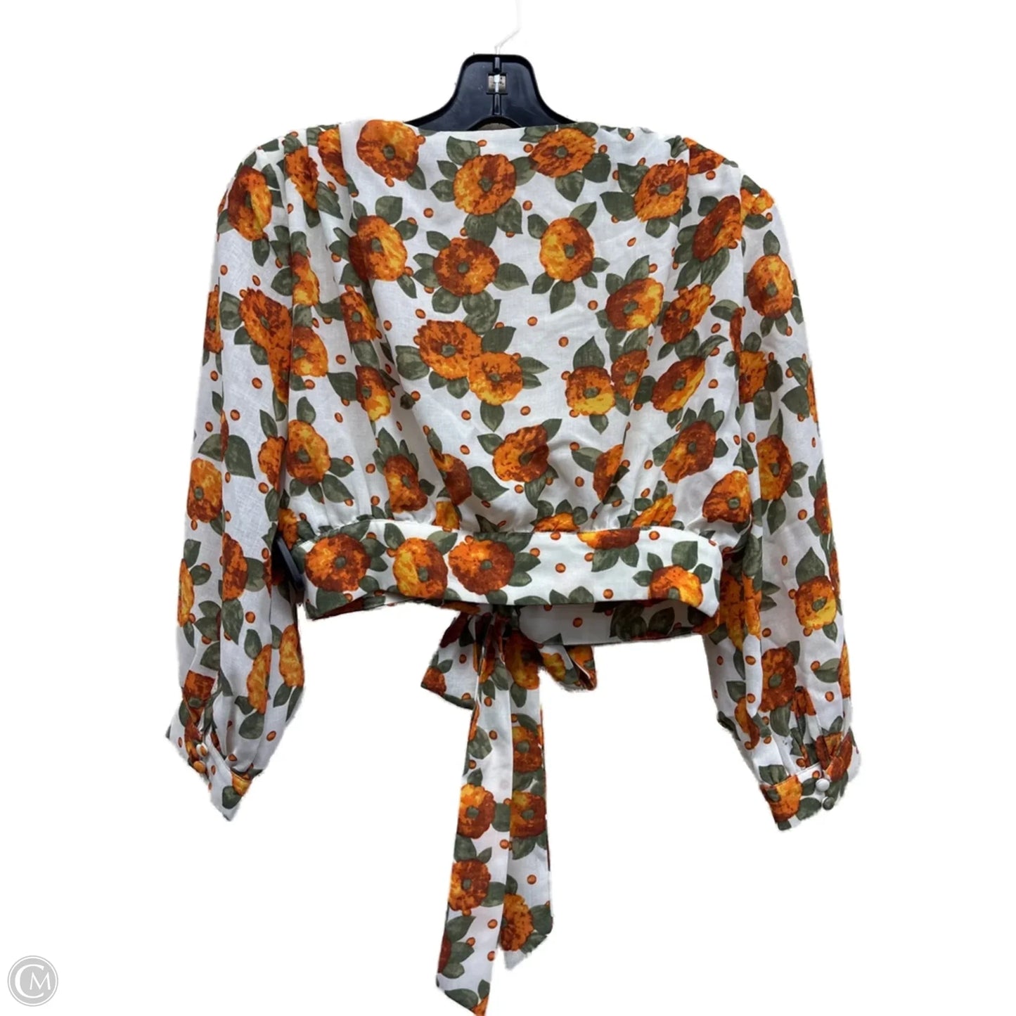 Top Long Sleeve By Lush In Floral Print, Size: S