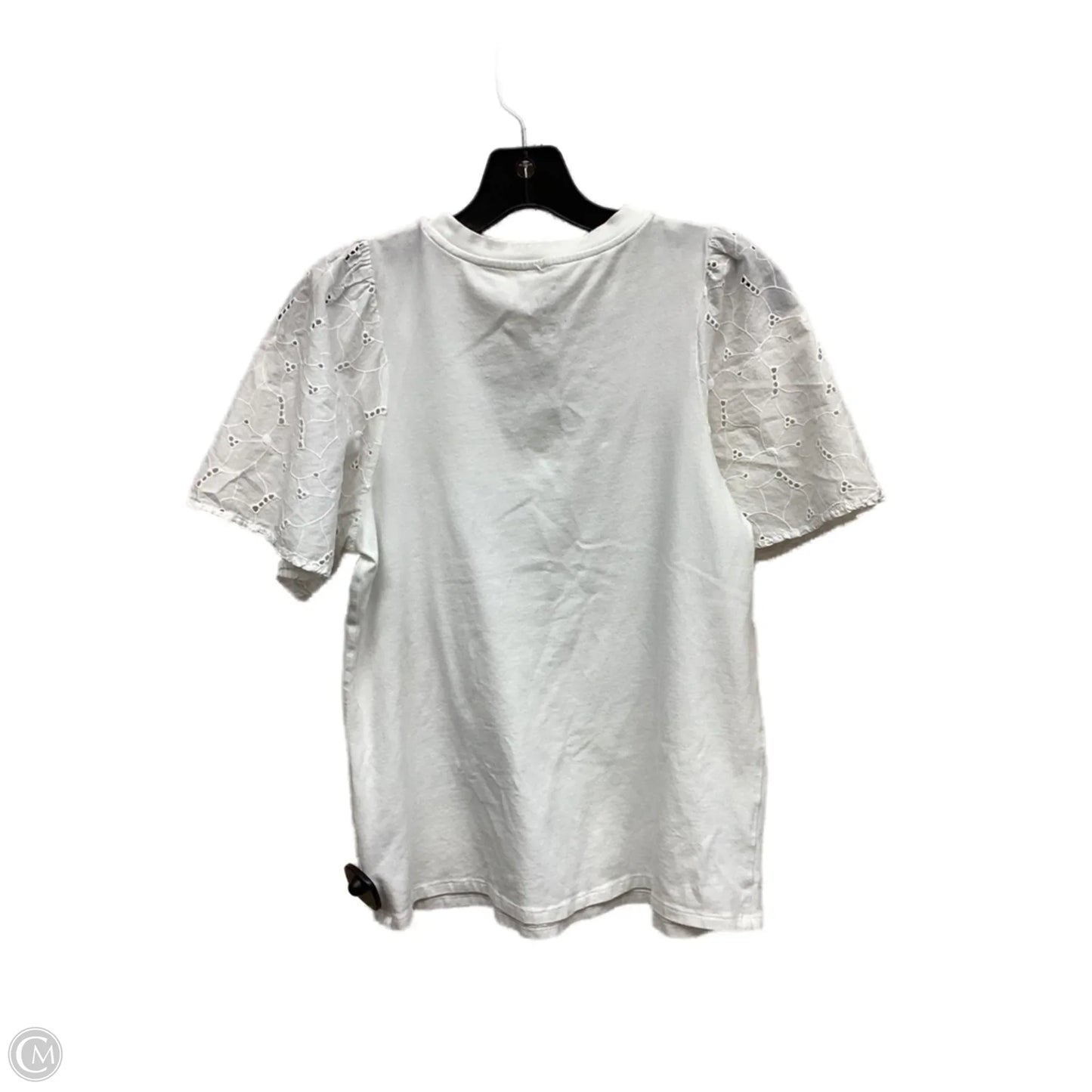 Top Short Sleeve By A New Day In White, Size: S