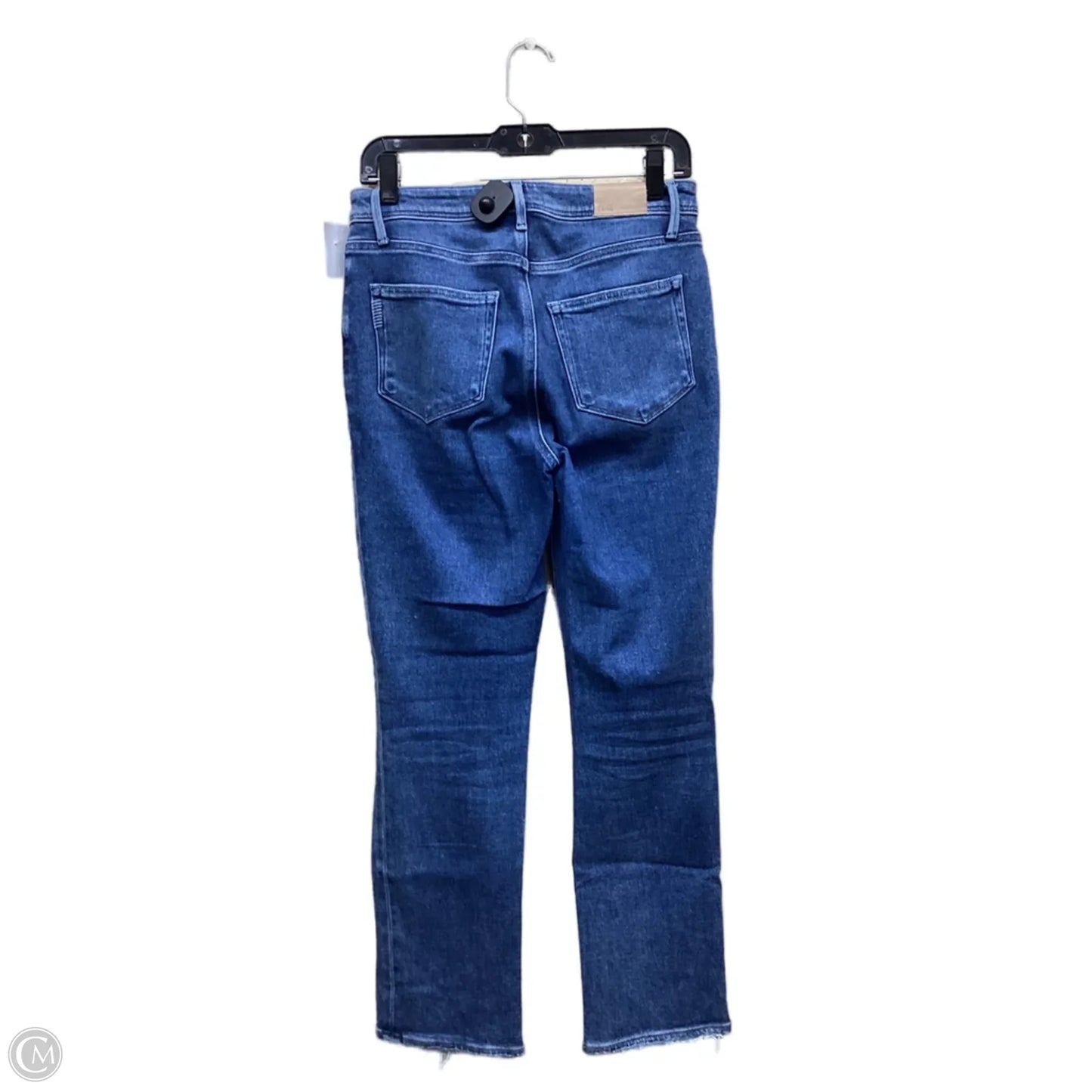 Jeans Straight By Paige In Blue Denim, Size: 4