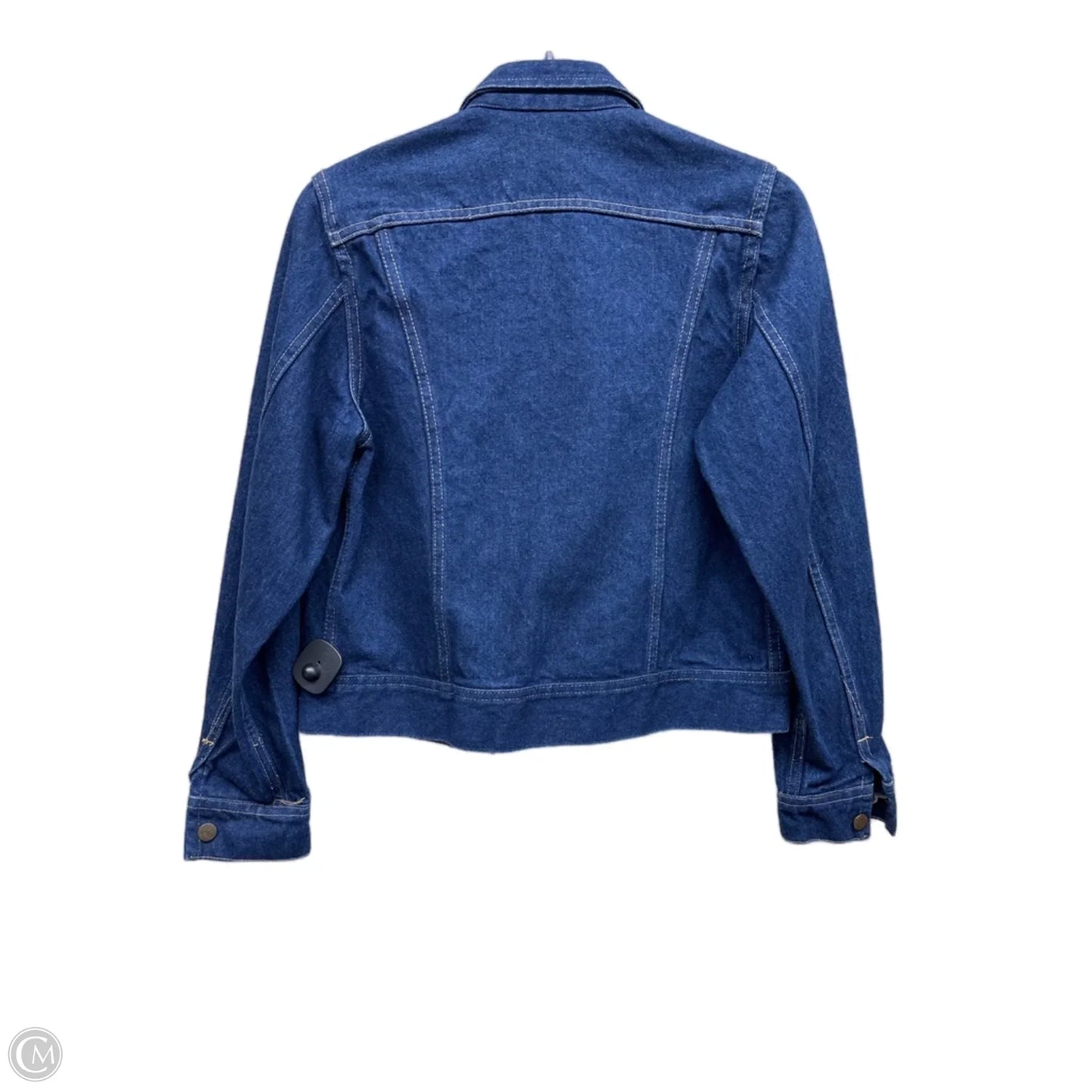Jacket Denim By Lee In Blue Denim, Size: M
