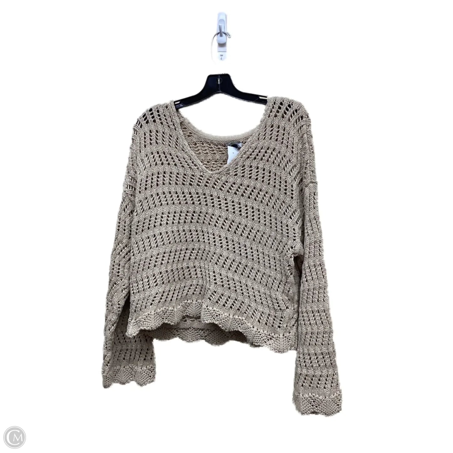 Sweater By American Eagle In Brown, Size: L