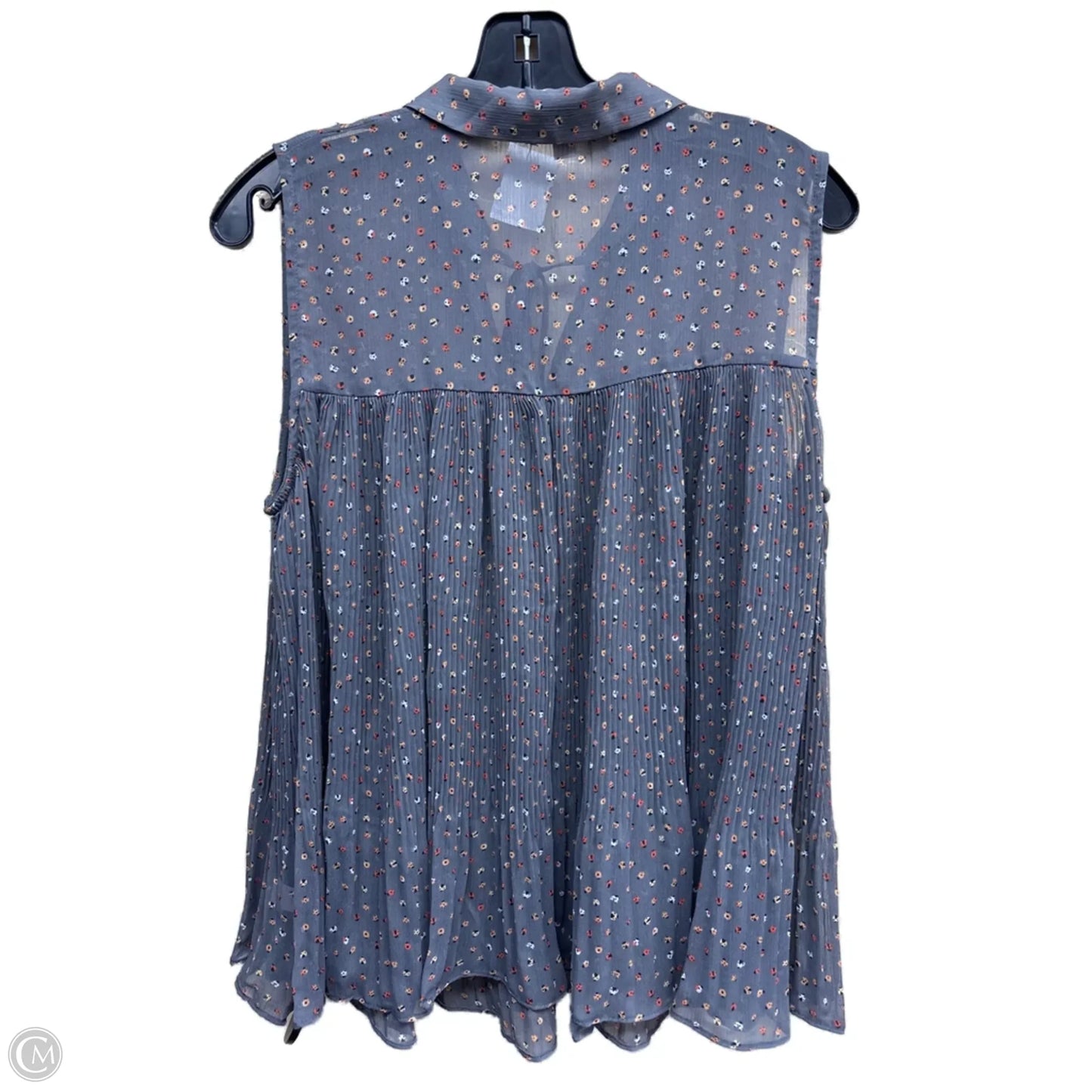 Top Sleeveless By Lc Lauren Conrad In Floral Print, Size: L