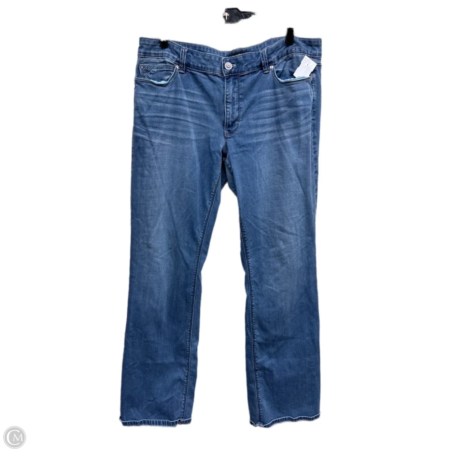Jeans Boot Cut By White House Black Market In Blue Denim, Size: 14