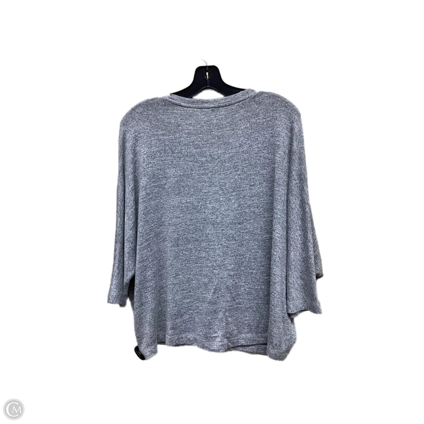 Top Long Sleeve By Ana In Grey, Size: L