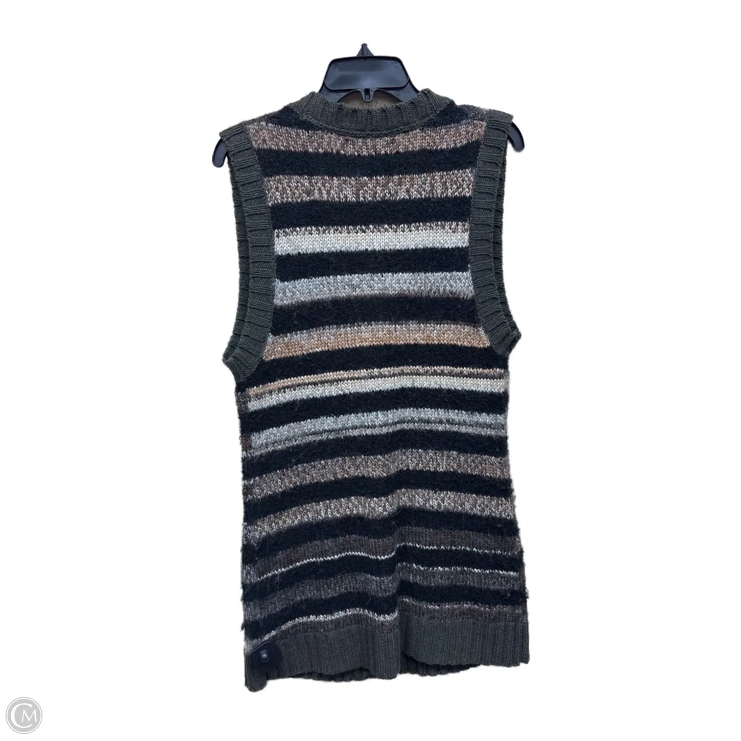 Vest Sweater By Sanctuary In Striped Pattern, Size: M