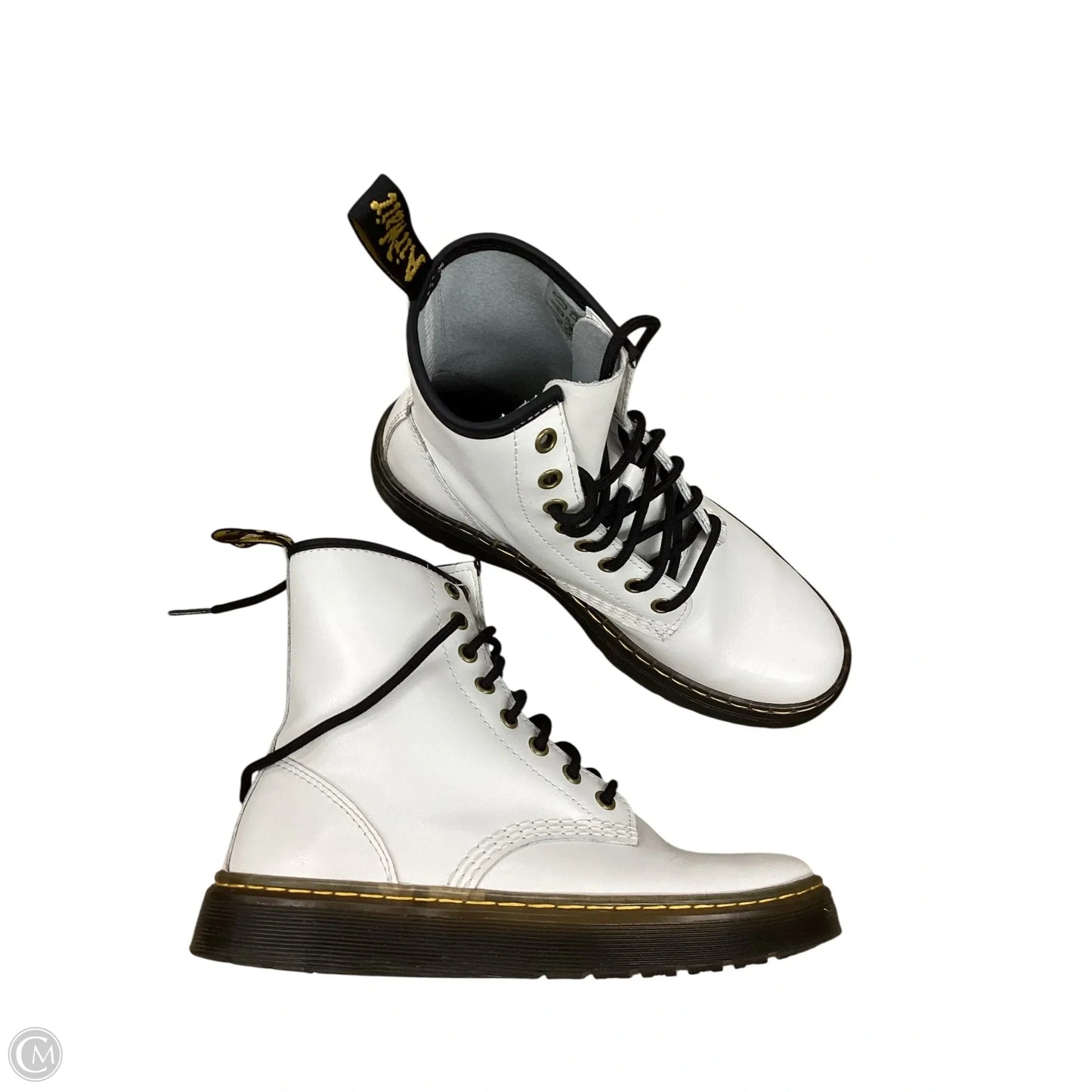 Boots Ankle Flats By Dr Martens In White, Size: 7