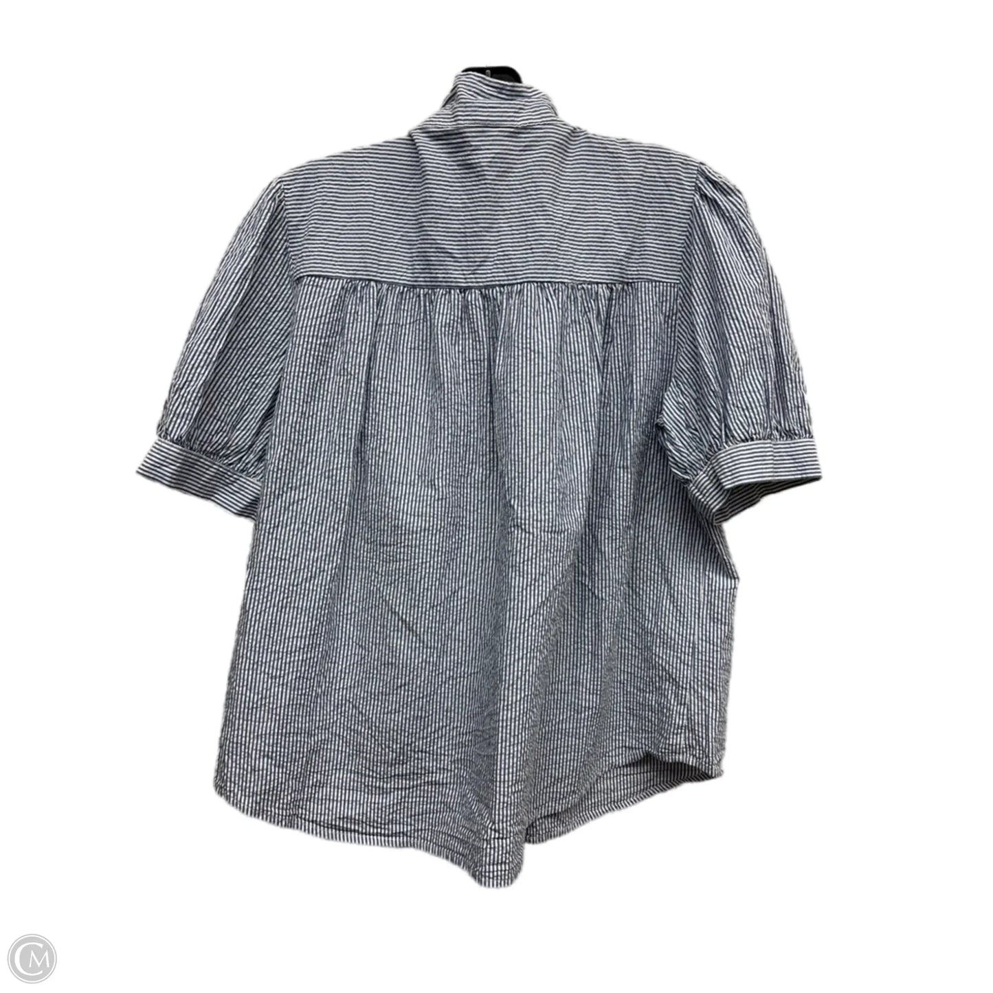Top Short Sleeve By St Johns Bay In Striped Pattern, Size: Lp