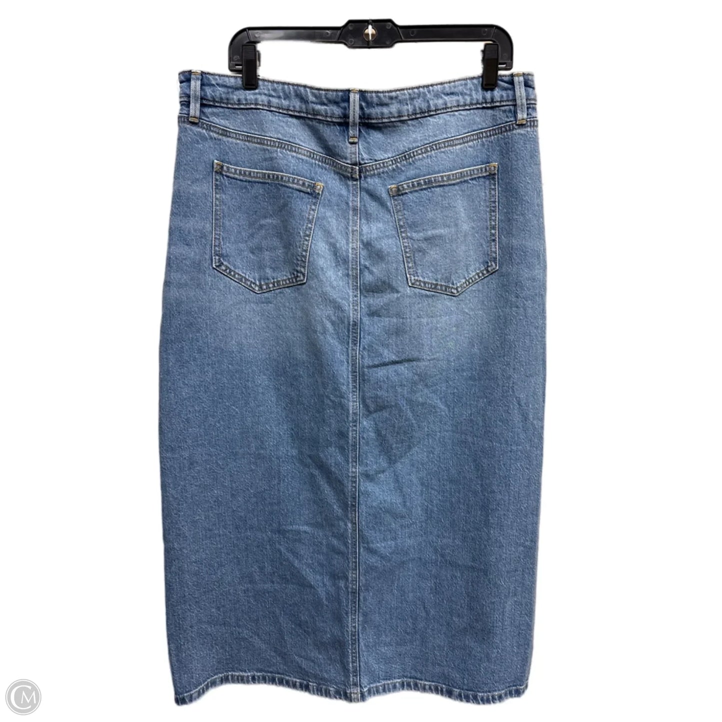 Jeans Wide Leg By Ann Taylor In Blue Denim, Size: 12
