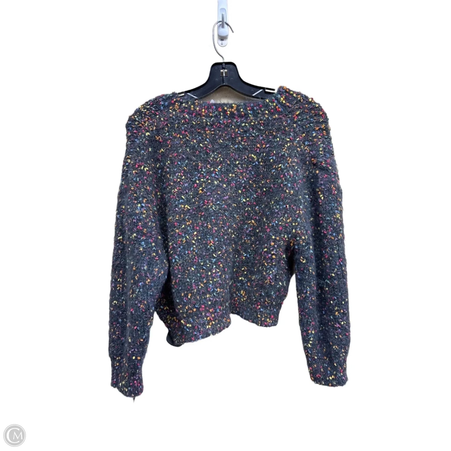 Sweater Cardigan By Clothes Mentor In Multi-colored